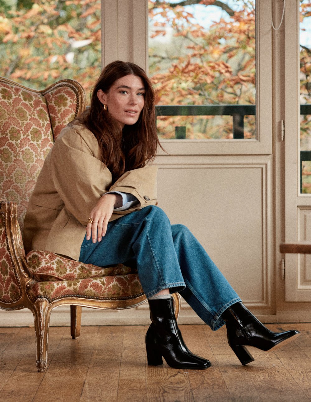 Ankle boots with heel ODAJE EX. M.MOUSTACHE Black