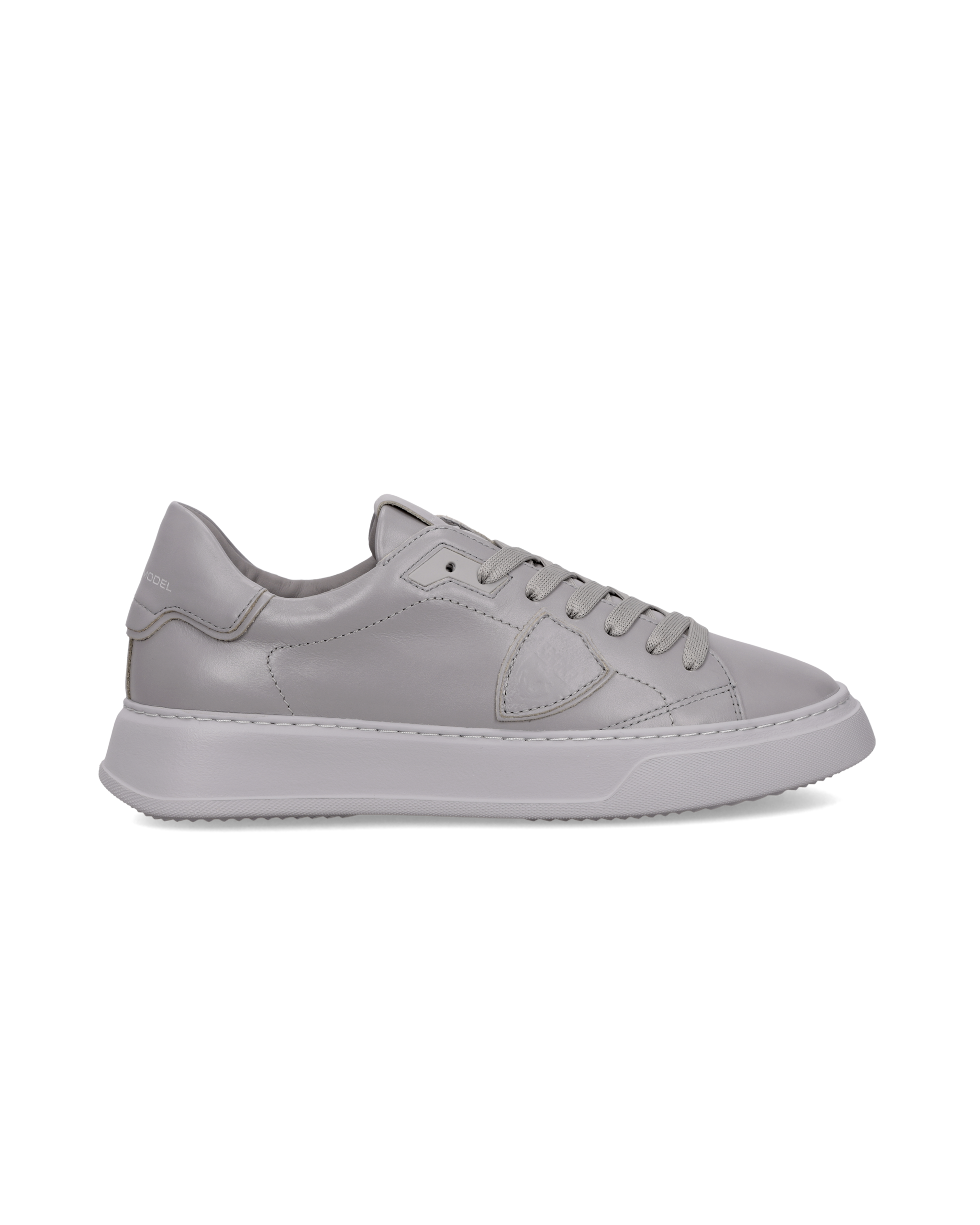 Tennis Temple Sneakers. PHILIPPE MODEL Grey