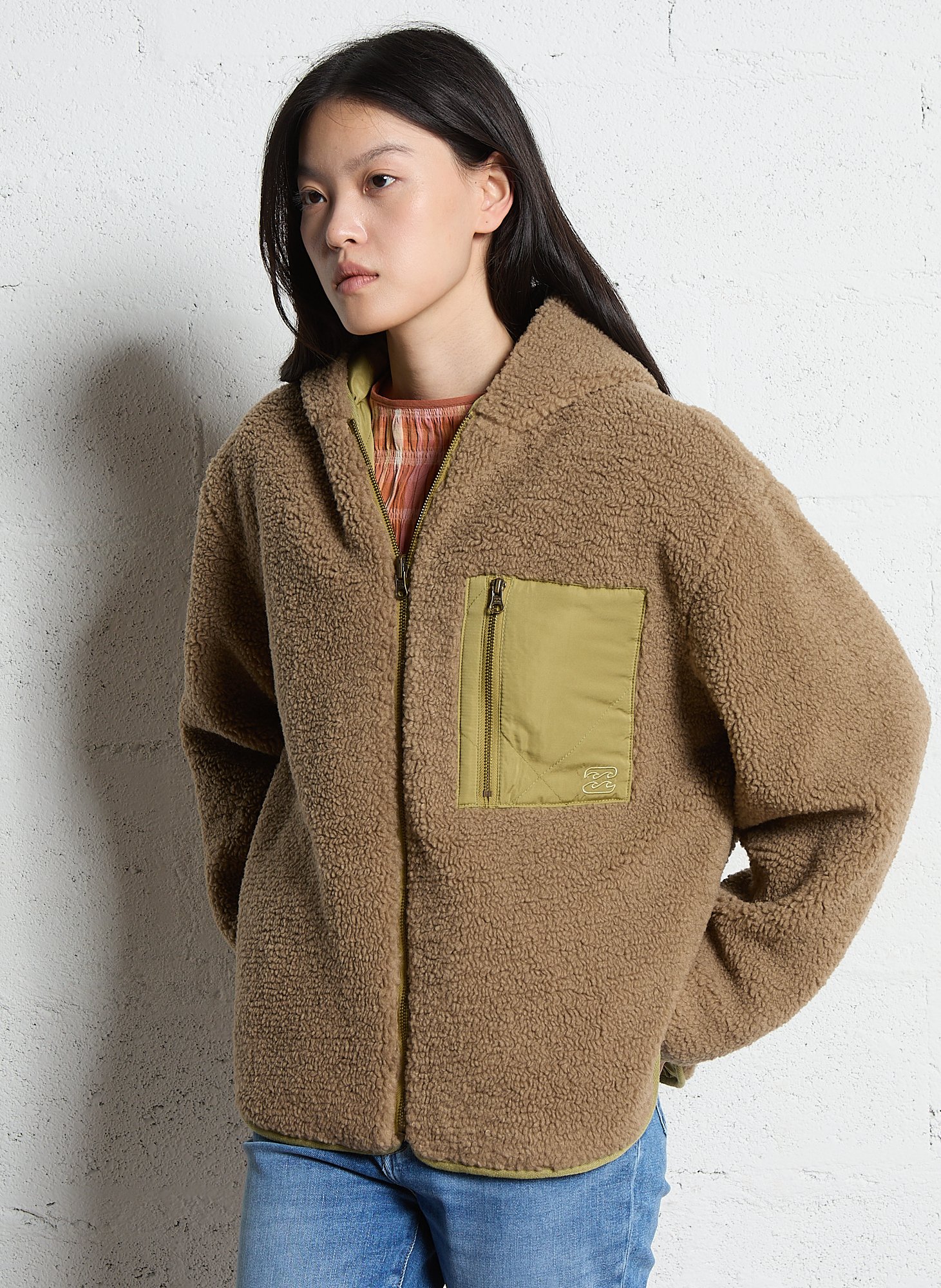 Veste matelassée à capuche BILLABONG Vert