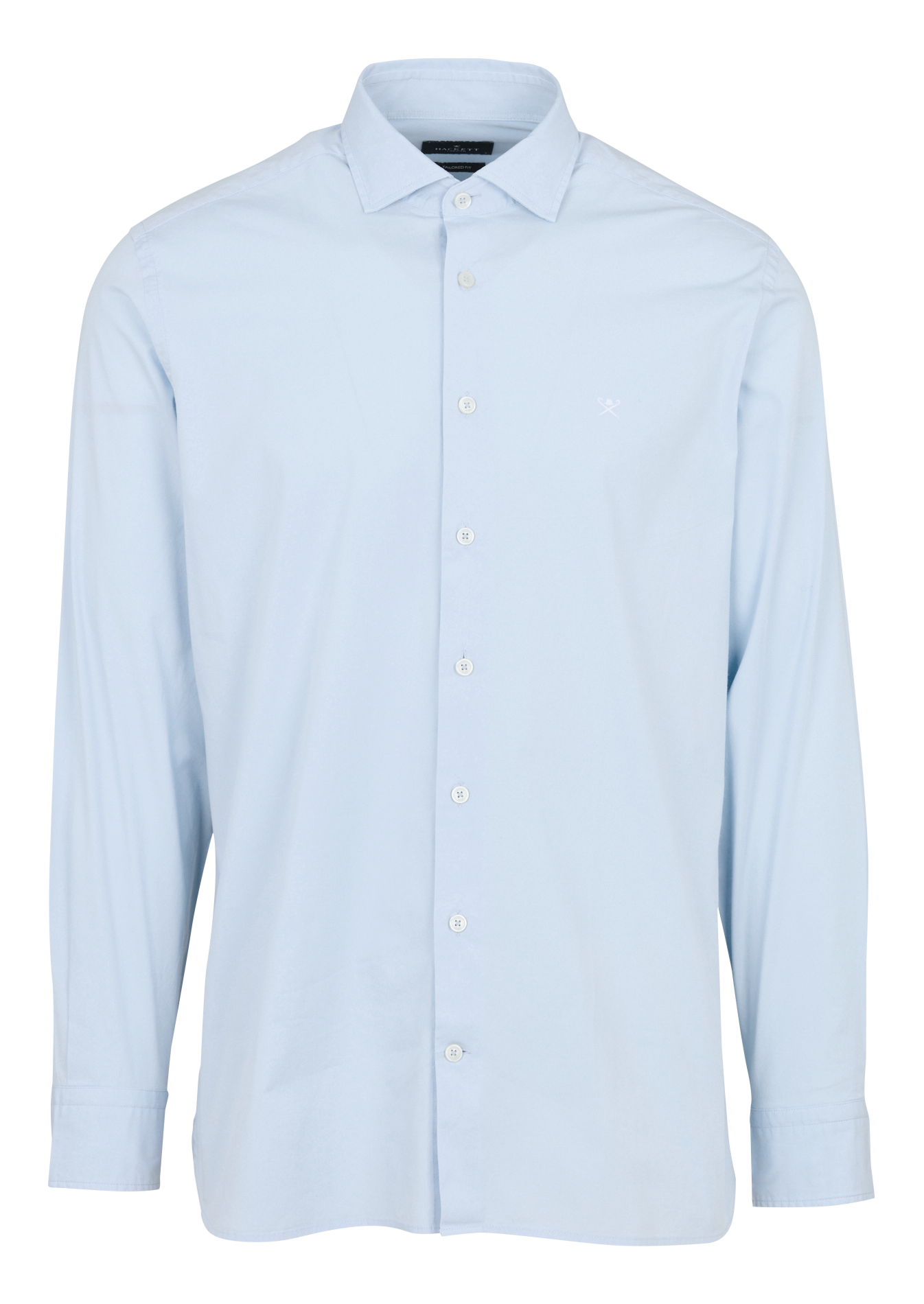 Blouse met klassieke kraag HACKETT Blauw