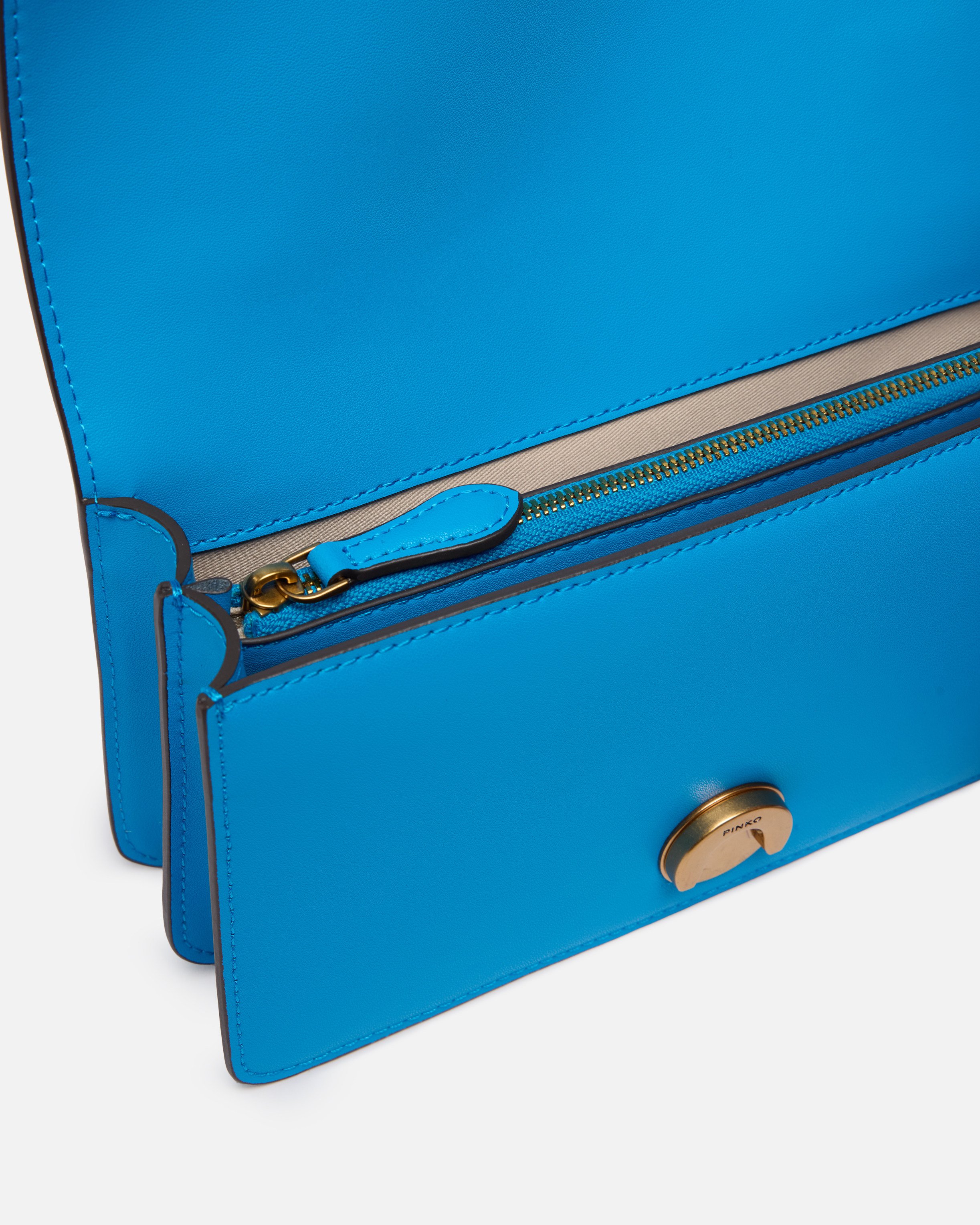 Small Love Bag One leather crossbody bag PINKO Multicolored