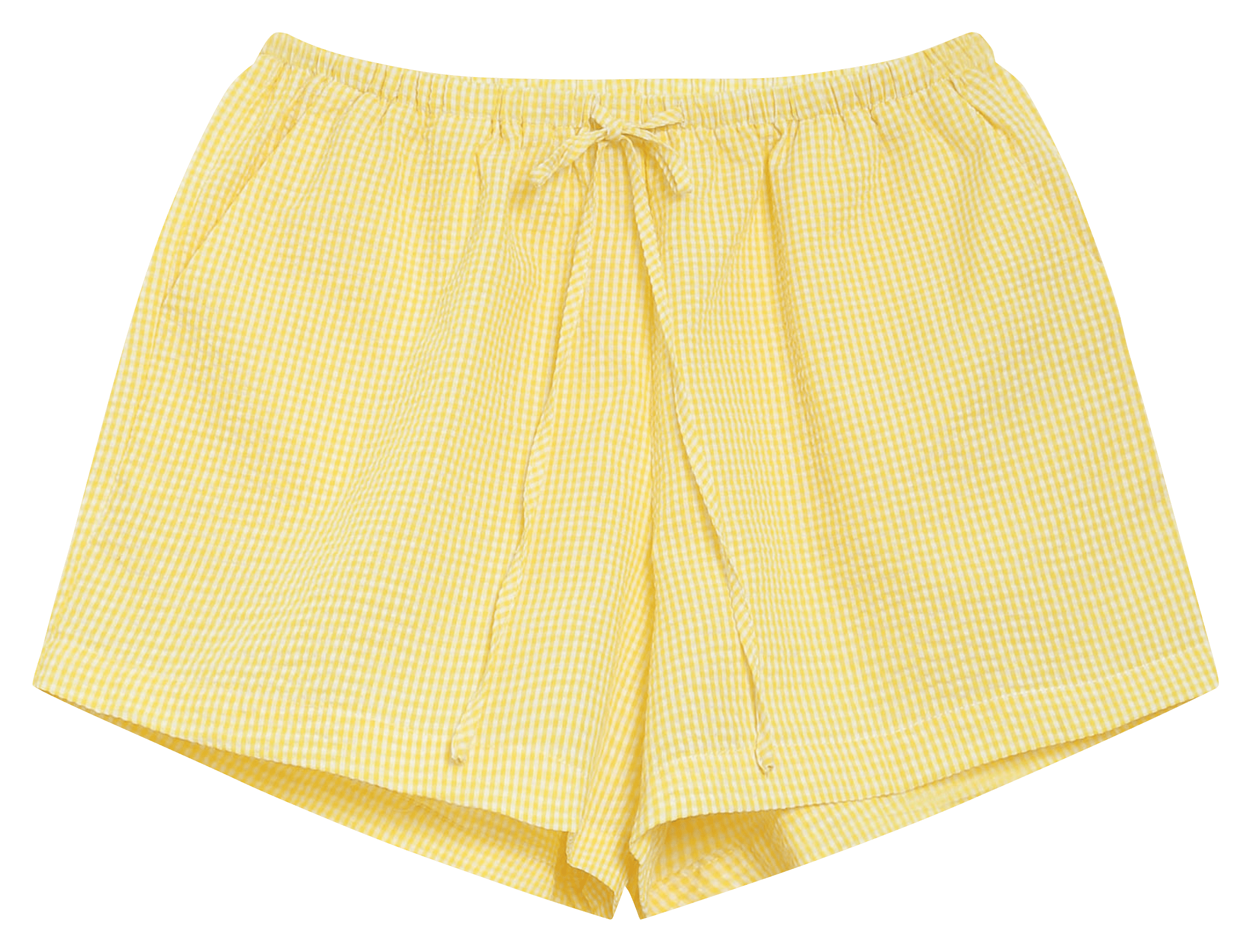 Short à carreaux GRACE ET MILA Jaune