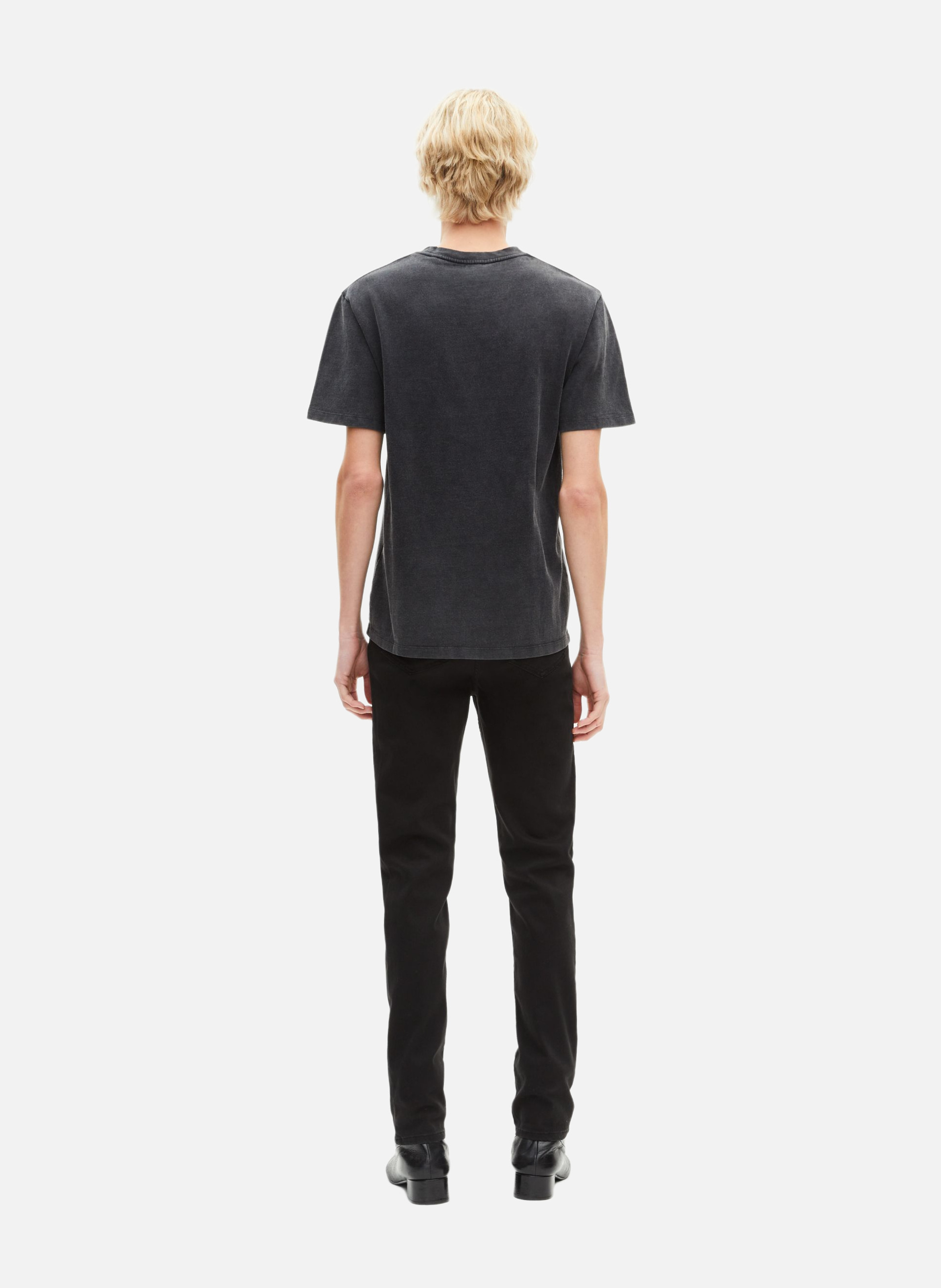 T-shirt with panther screen print THE KOOPLES Black