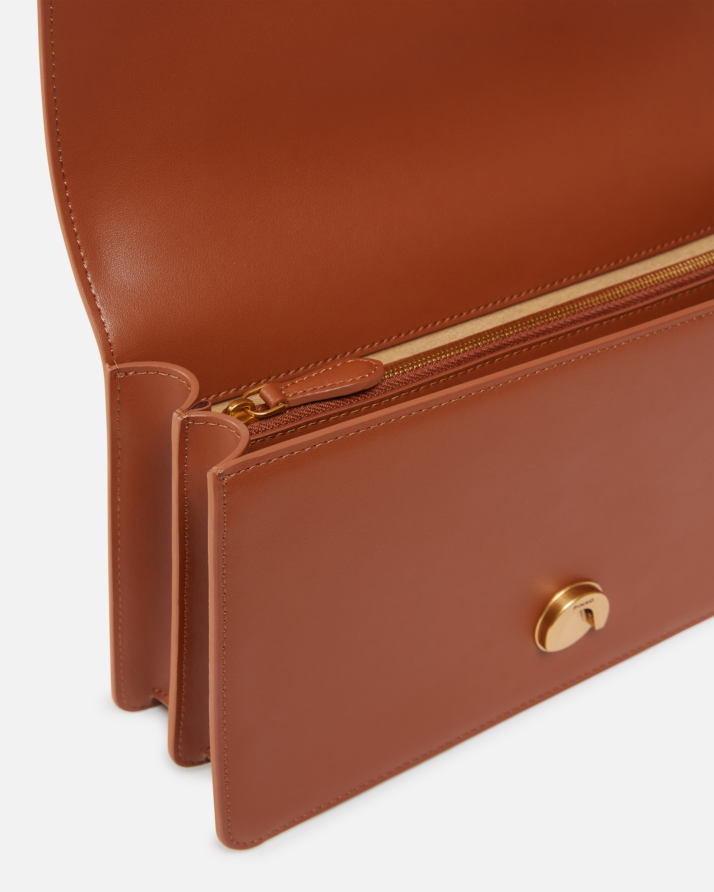 Classic love bag one simply PINKO Marron