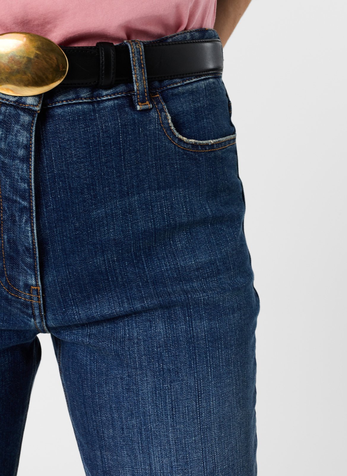 Jean taille haute droit uni GERARD DAREL Blau