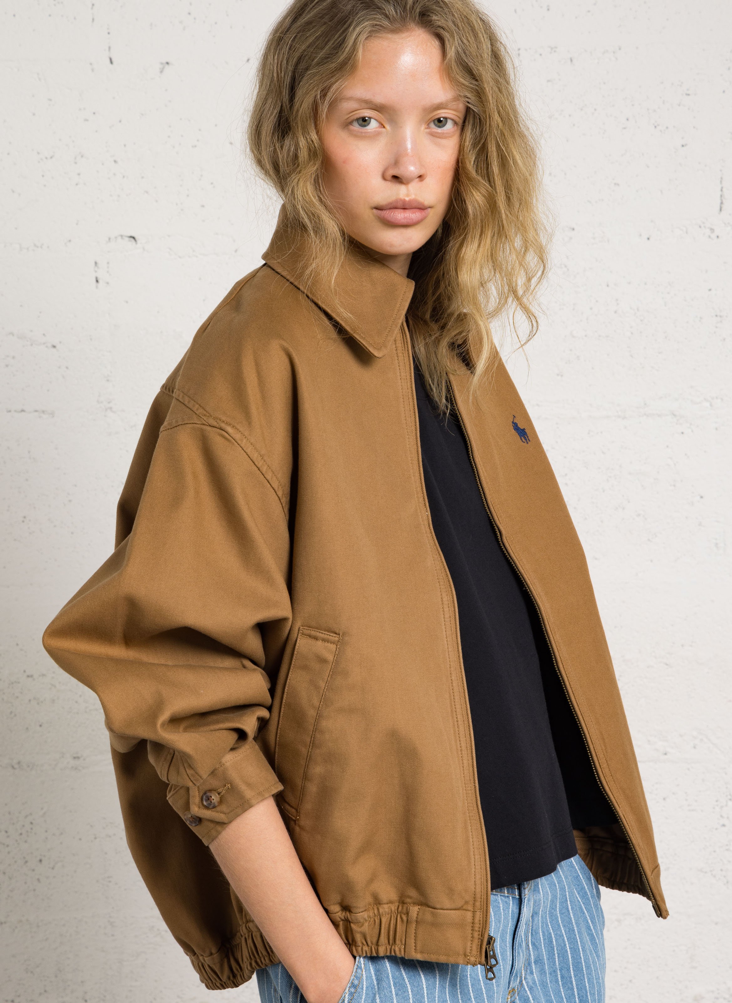 Baumwoll-Blazer POLO RALPH LAUREN Beige