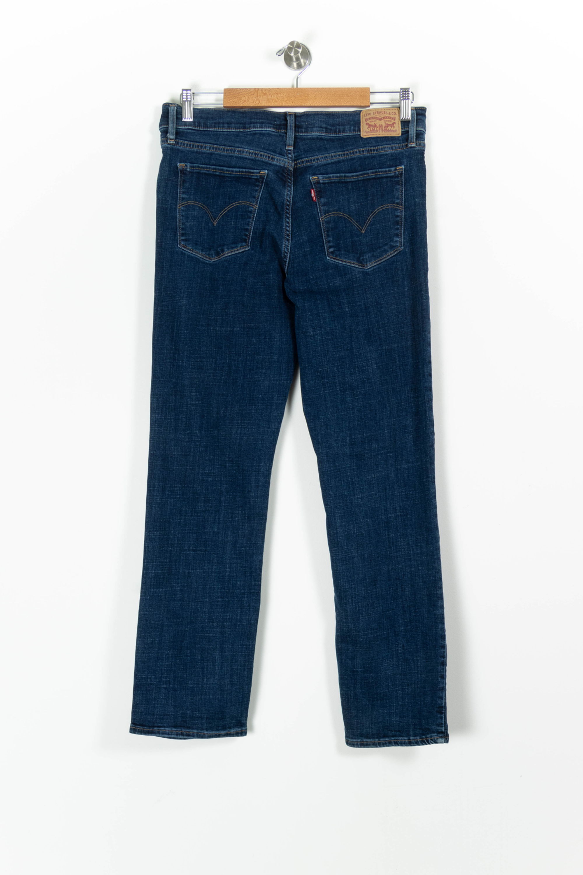 Cropped slim jeans with studs LEVI'S - Seconde main Blue