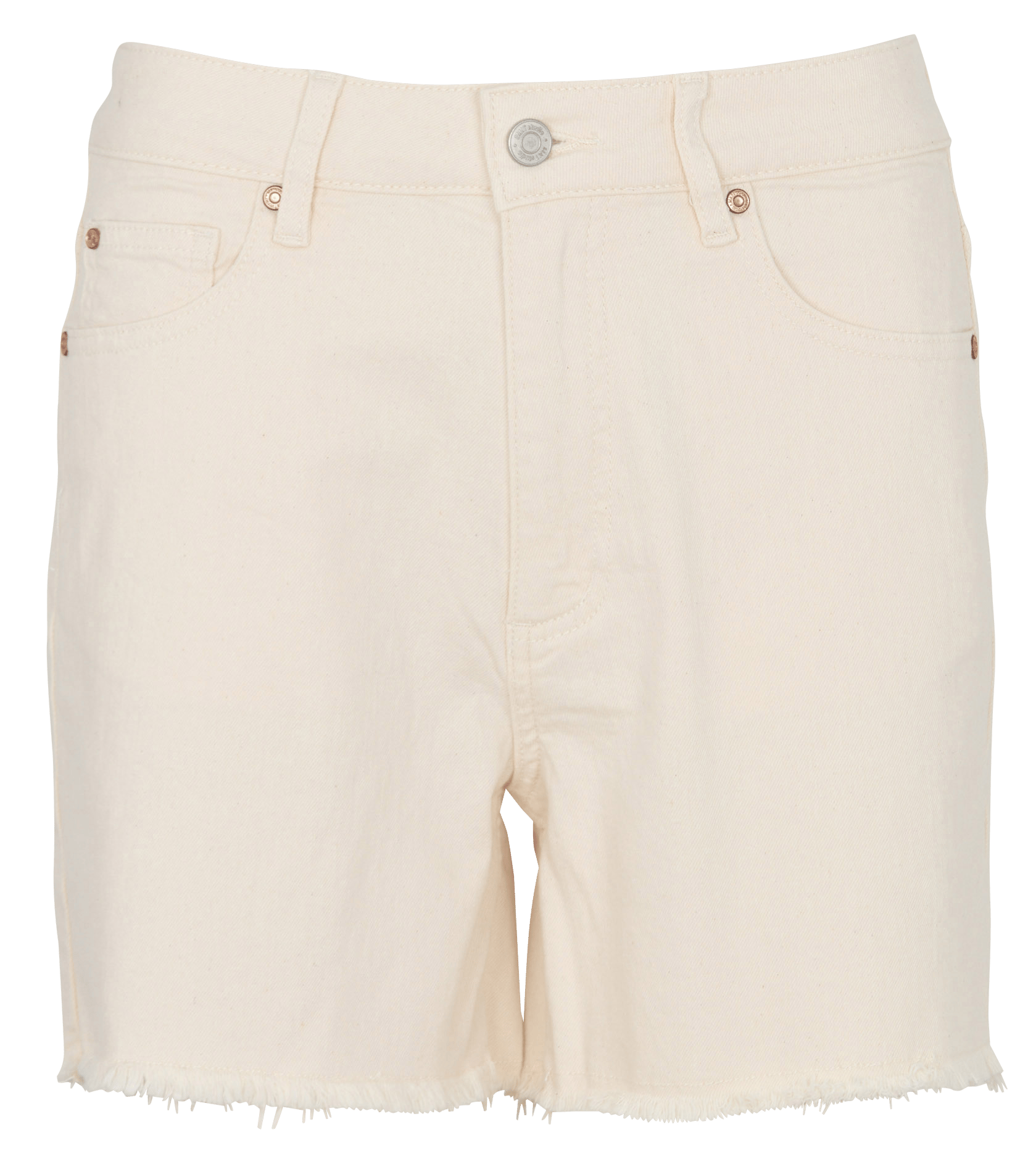 Gerade geschnittene Shorts aus Baumwoll-Mix MKT Beige
