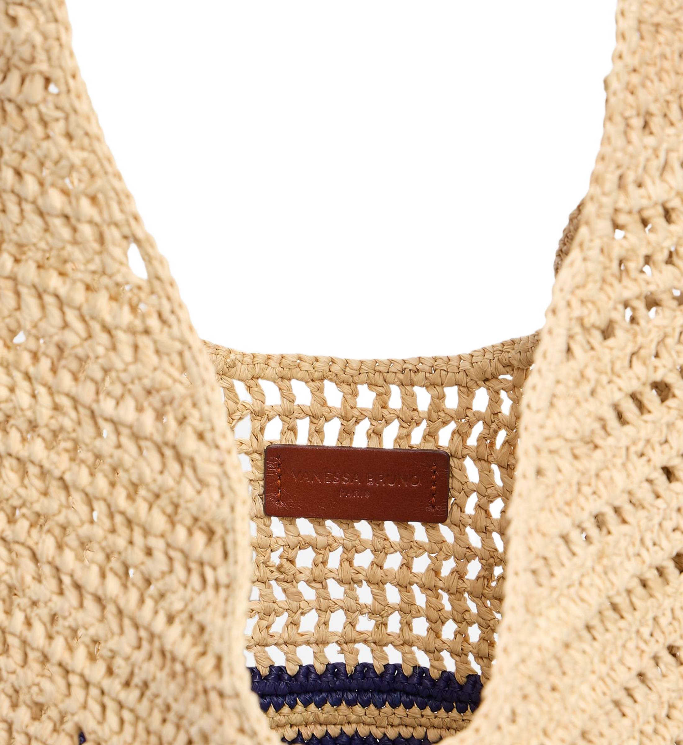 Sac en raphia tressé VANESSA BRUNO Blue