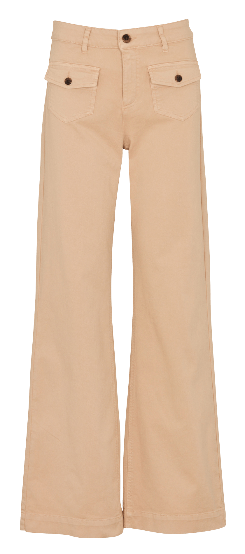 Grote katoenen jeans MAISON 123 Beige