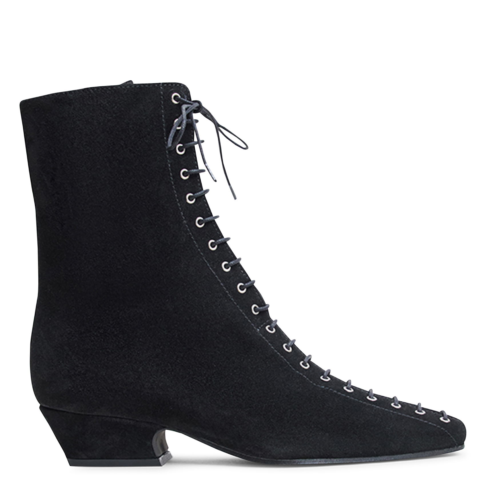 Leather mid-calf boots JONAK Black