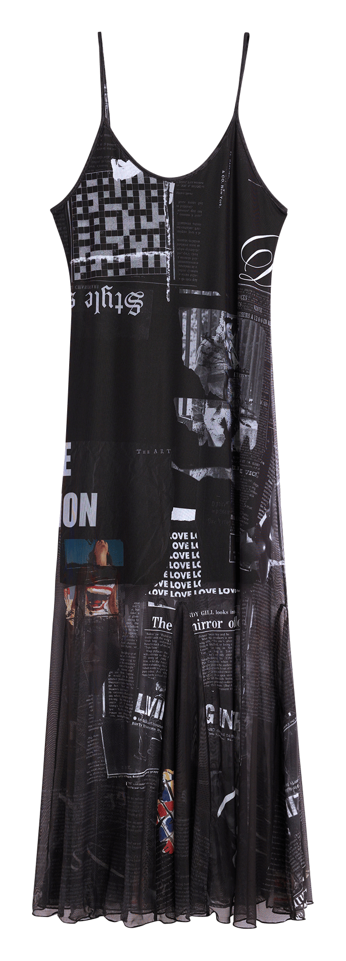Robe longue imprimée DESIGUAL Blanc