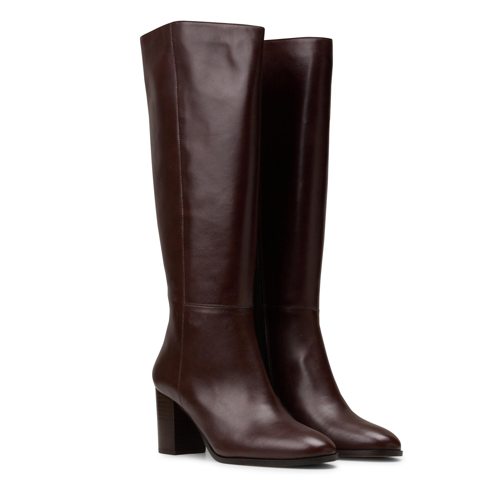 Bottes zippées en cuir | Marron MELLOW YELLOW Femme
