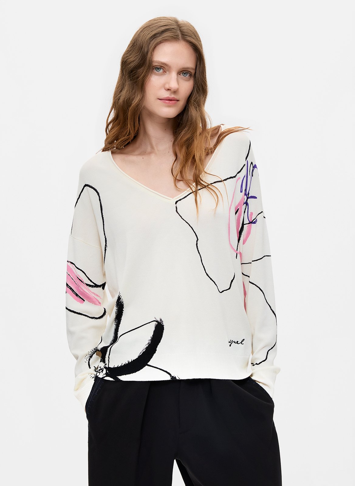 Pull col V  DESIGUAL