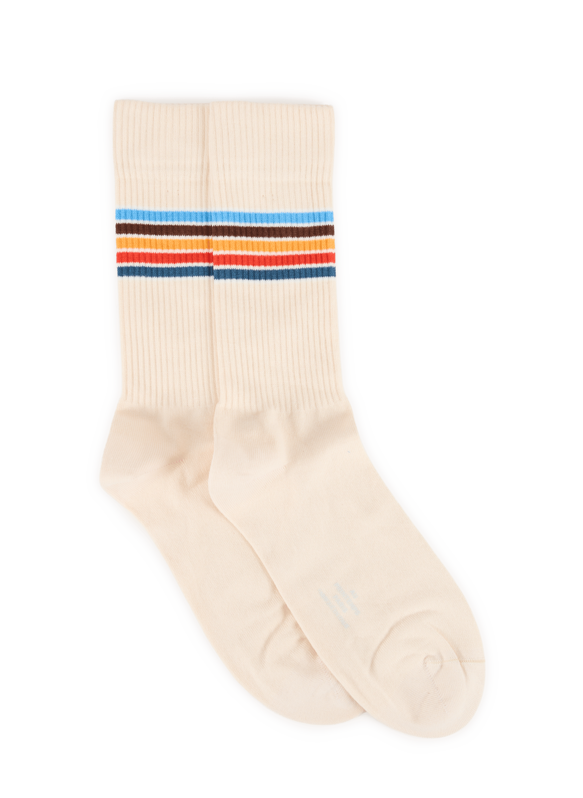 Striped cotton-blend high socks AU PRINTEMPS PARIS Multicolored