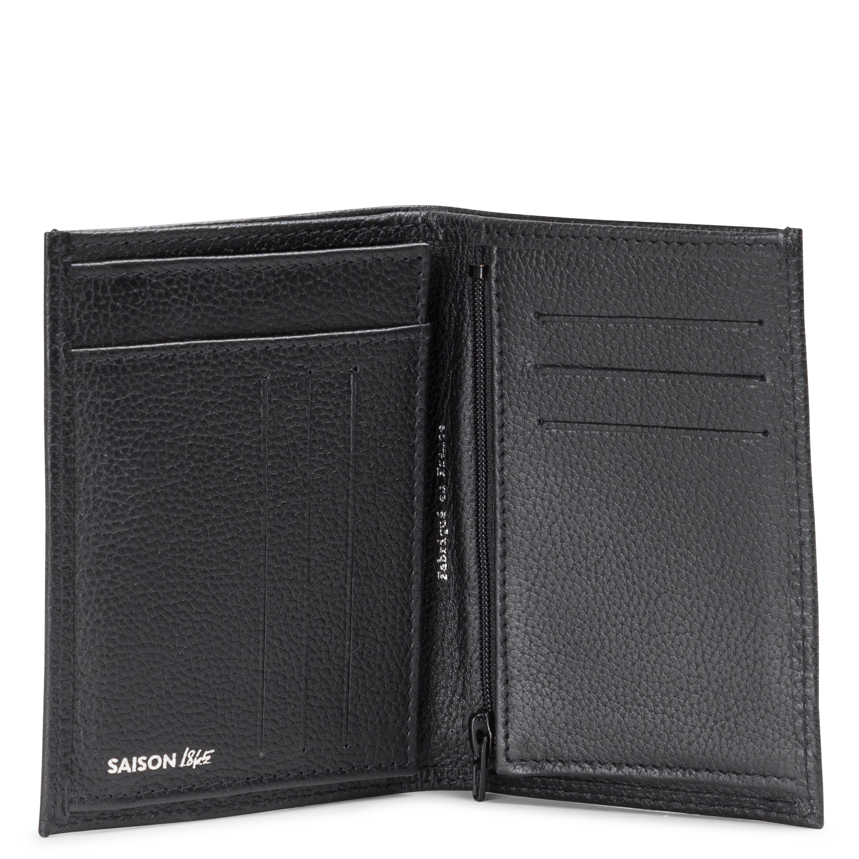 Leather wallet SAISON 1865 Black