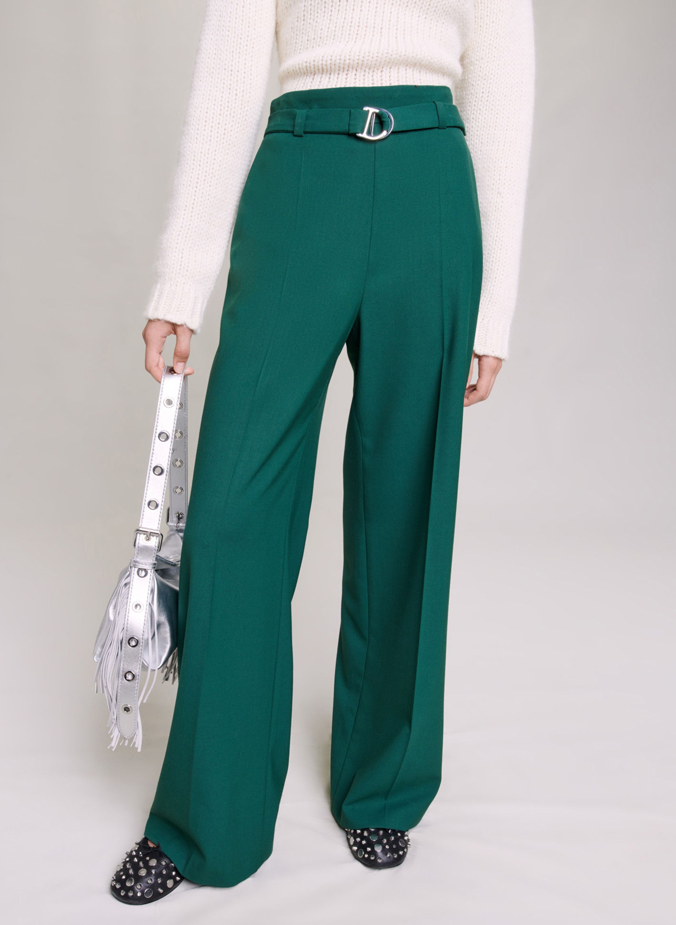 Pantalon vert online bouteille