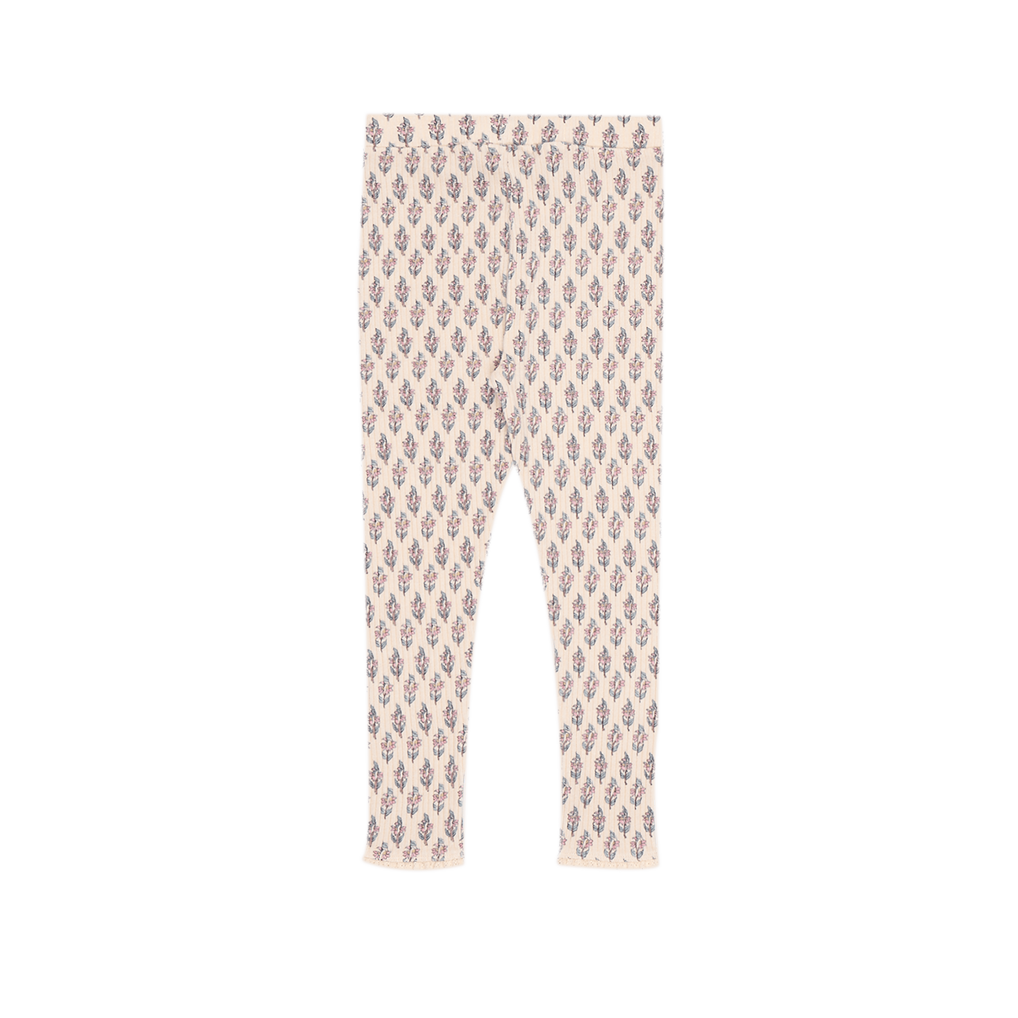 Legging côtelé en coton imprimé THE NEW SOCIETY Rose