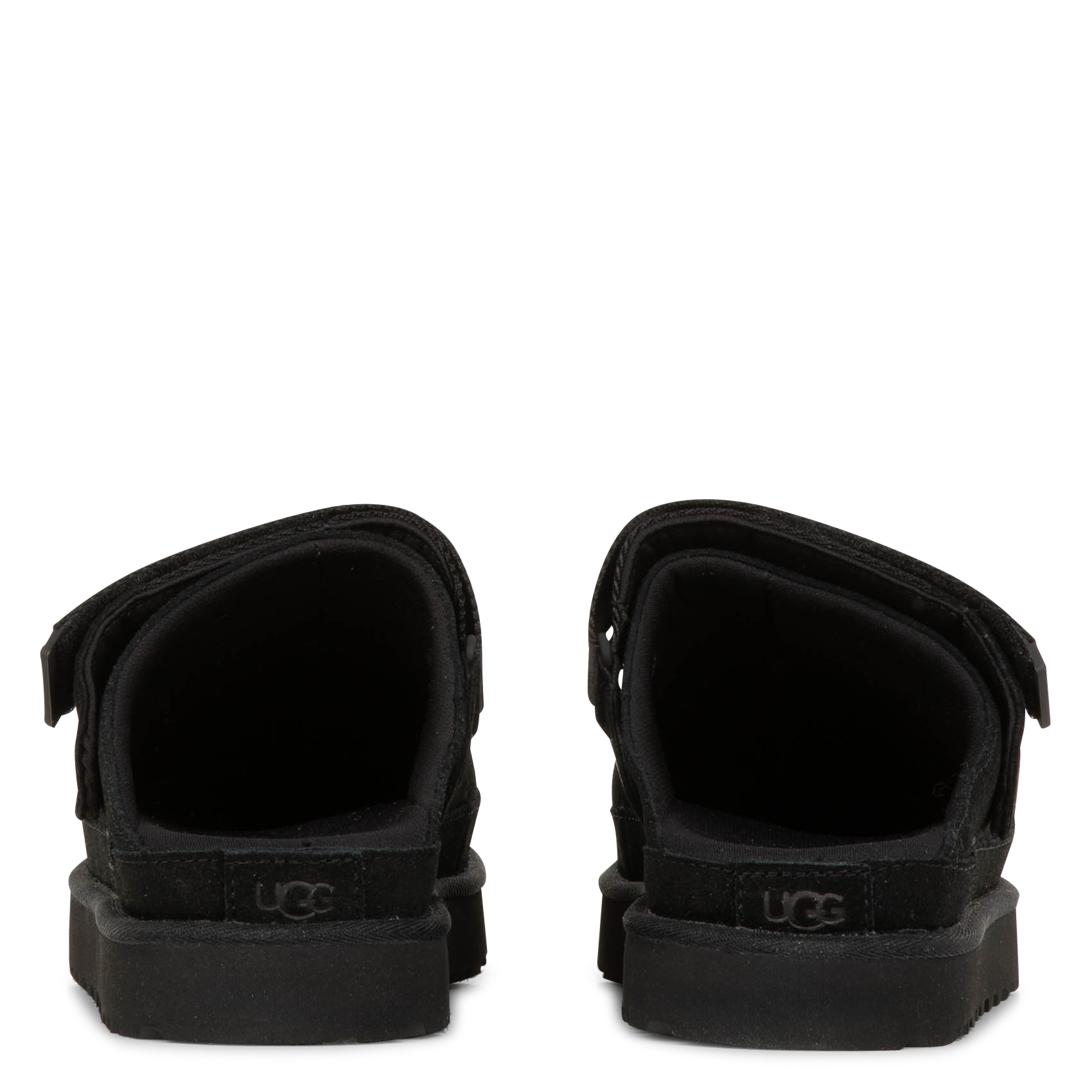 Leder-Clogs mit Keilabsatz UGG Schwarz