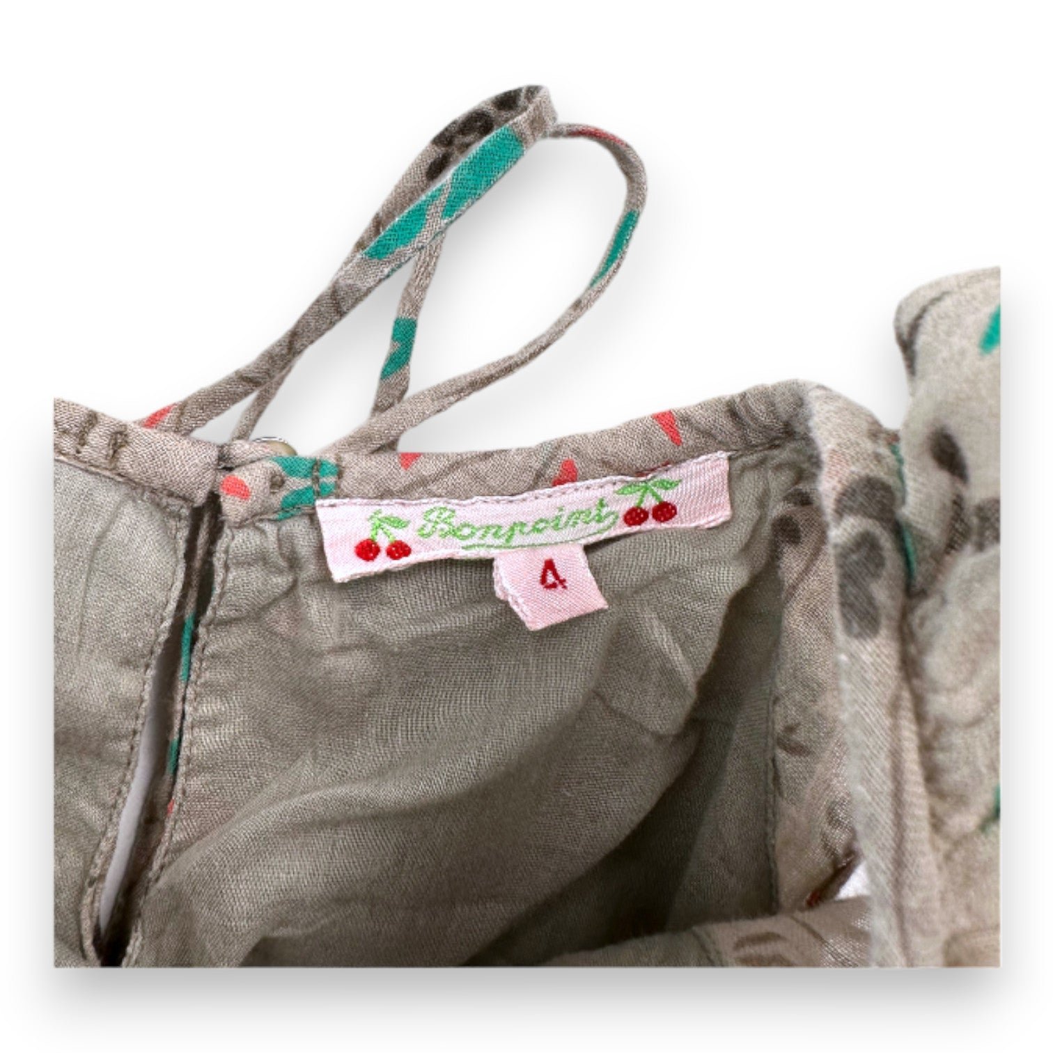 Green Kids Dress - 4 years BONPOINT - Seconde Main Green