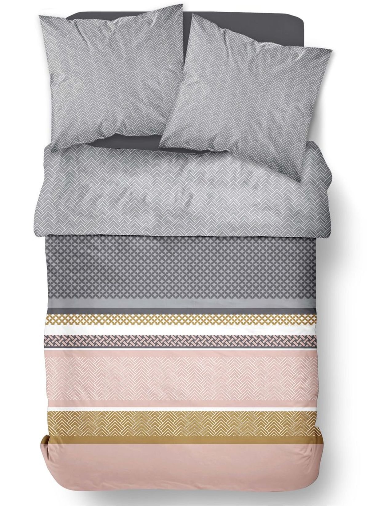 Cotton bedding set TODAY LINGE DE MAISON Grey