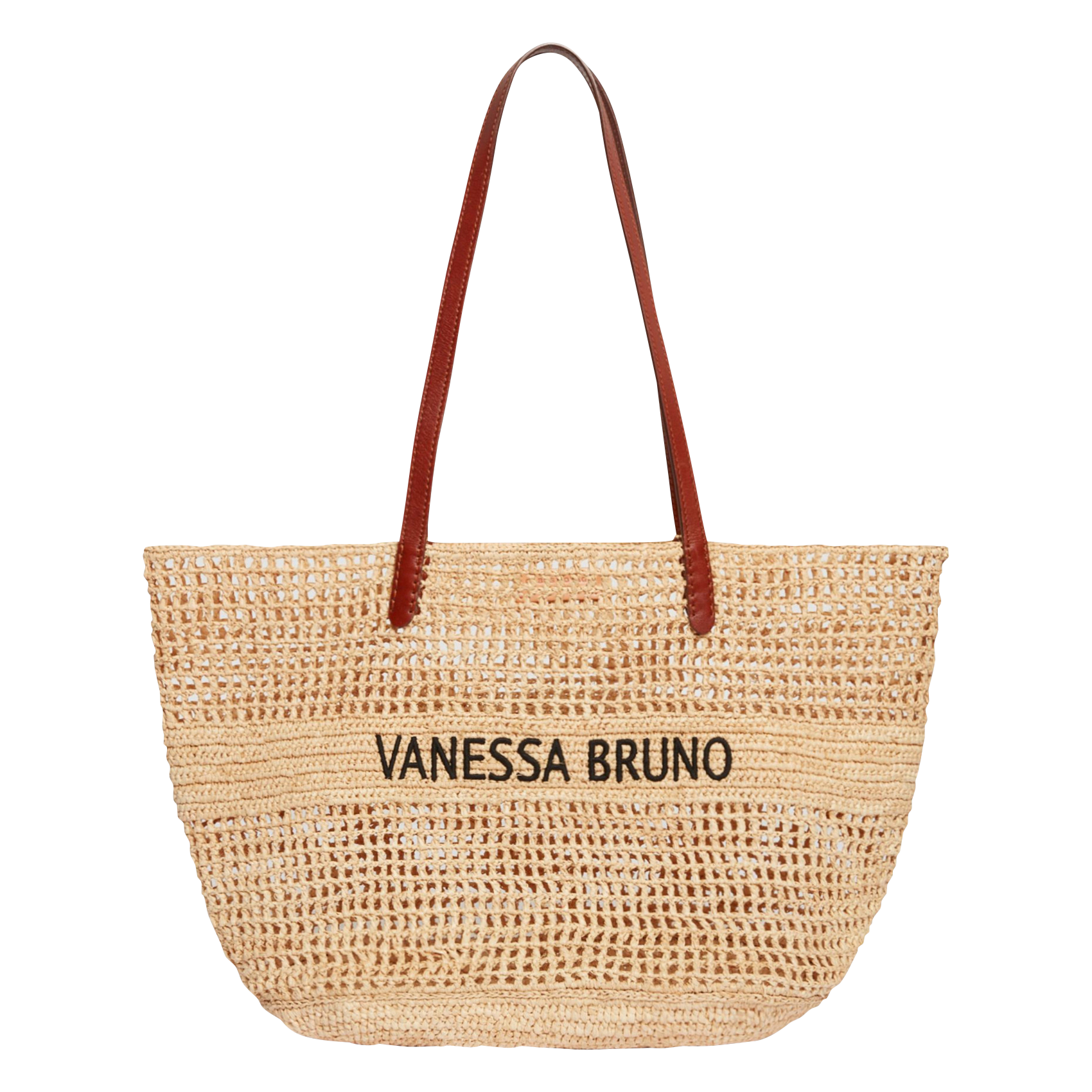 Panier en raphia VANESSA BRUNO Beige