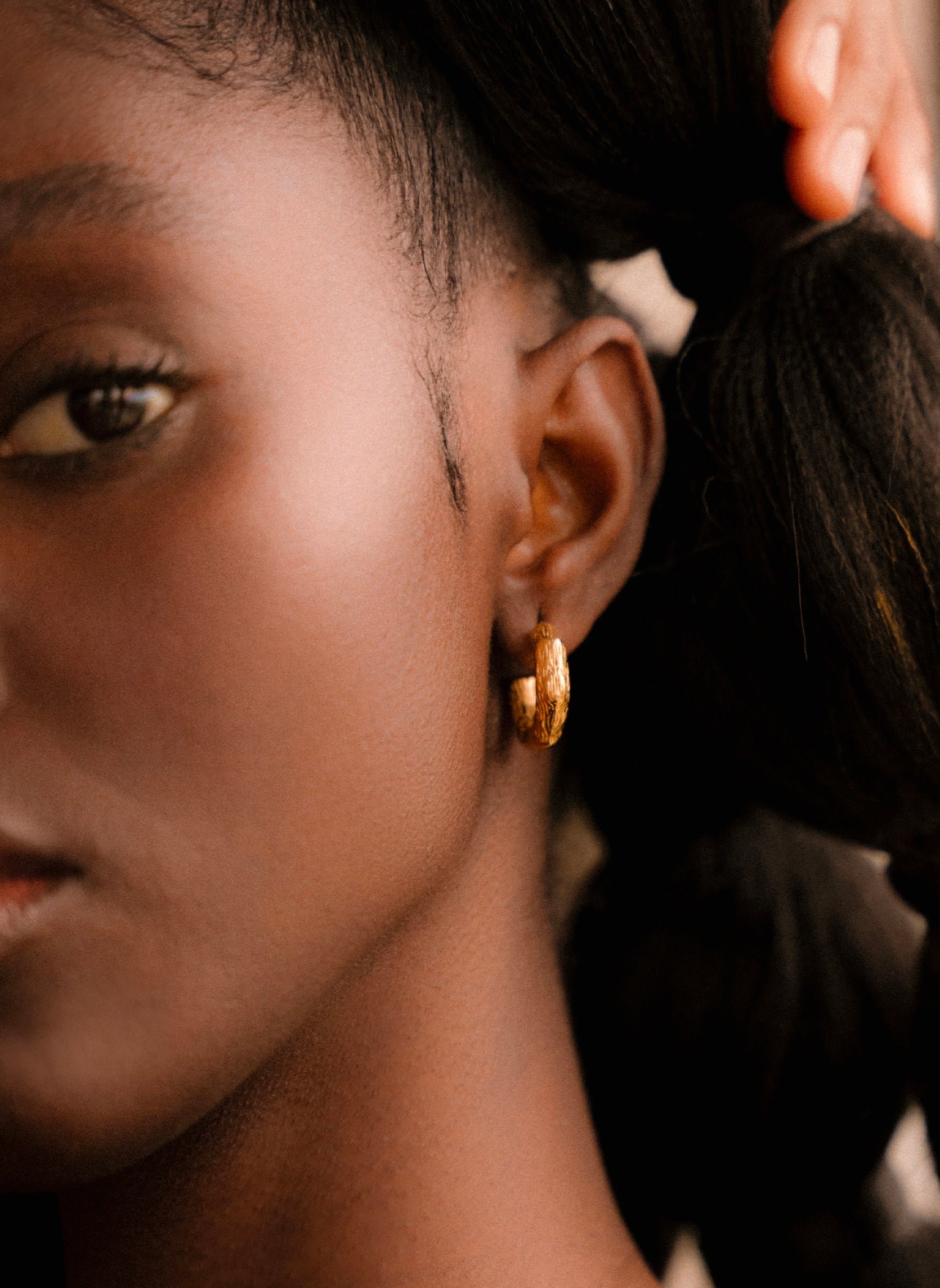 Juliette hoop earrings AEC Paris Golden