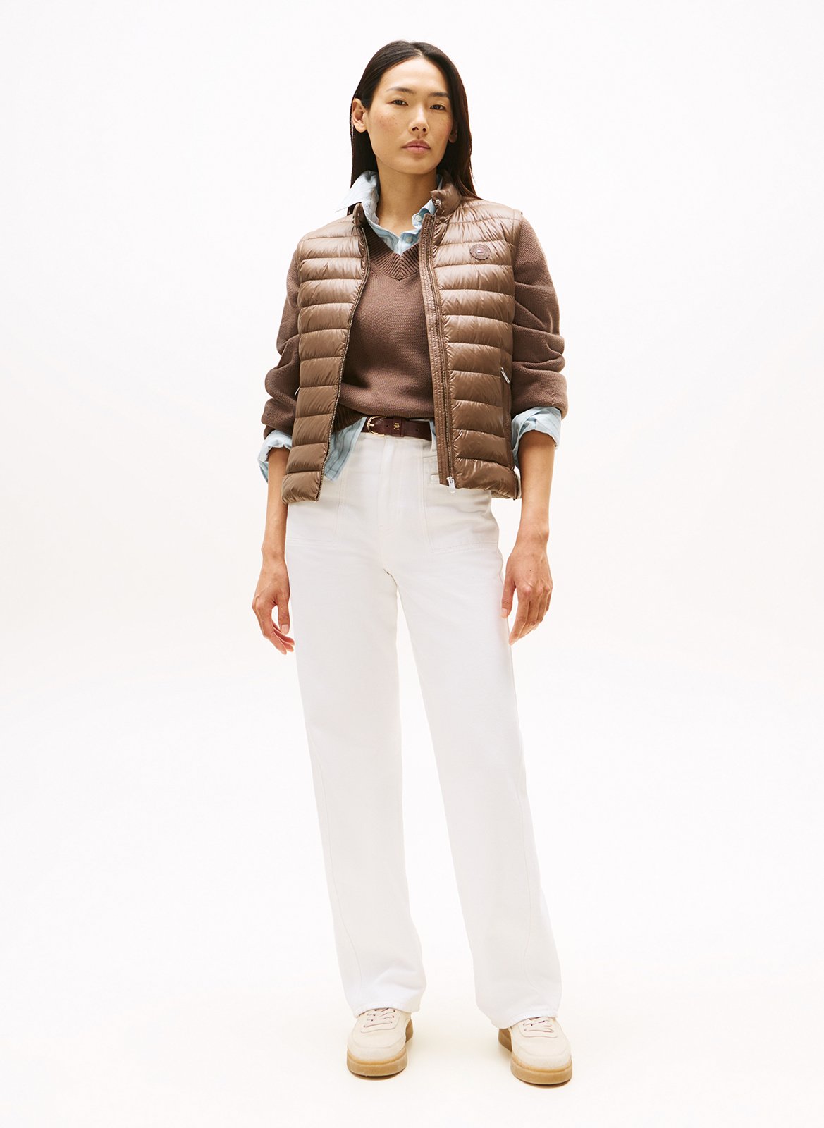 Doudoue col rond TOMMY HILFIGER Marron