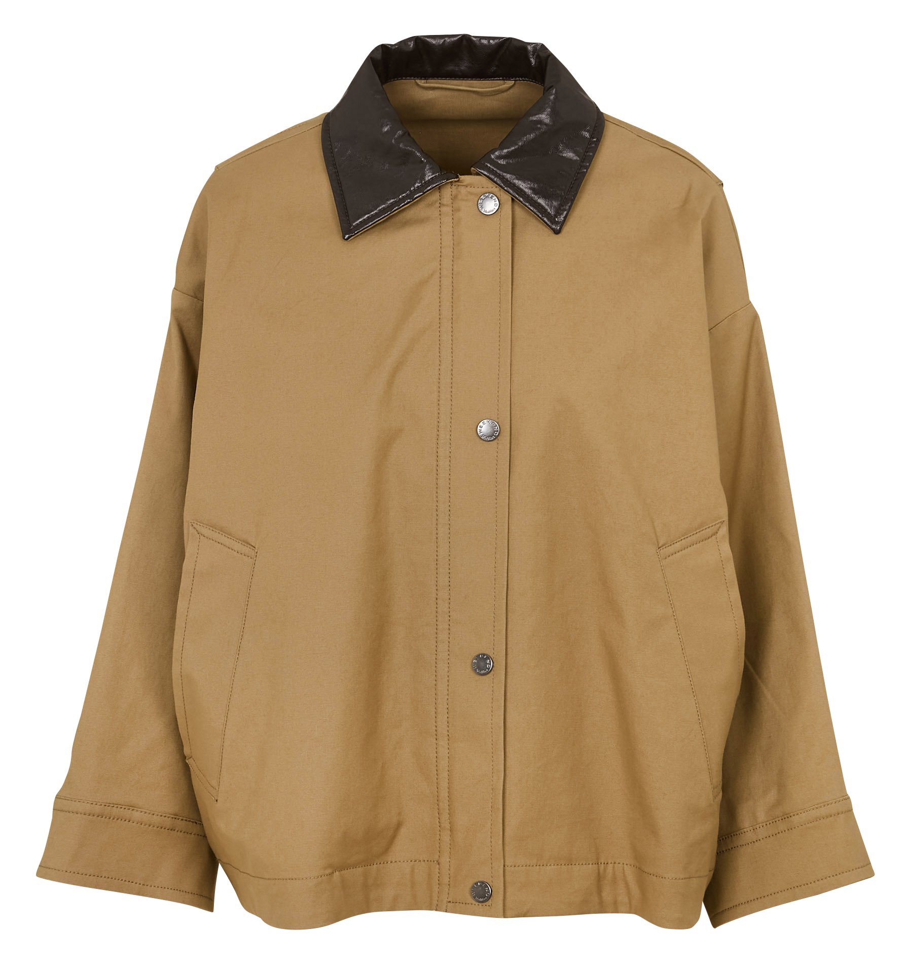 Cotton-blend coat with classic collar MAX MARA WEEK END Brown