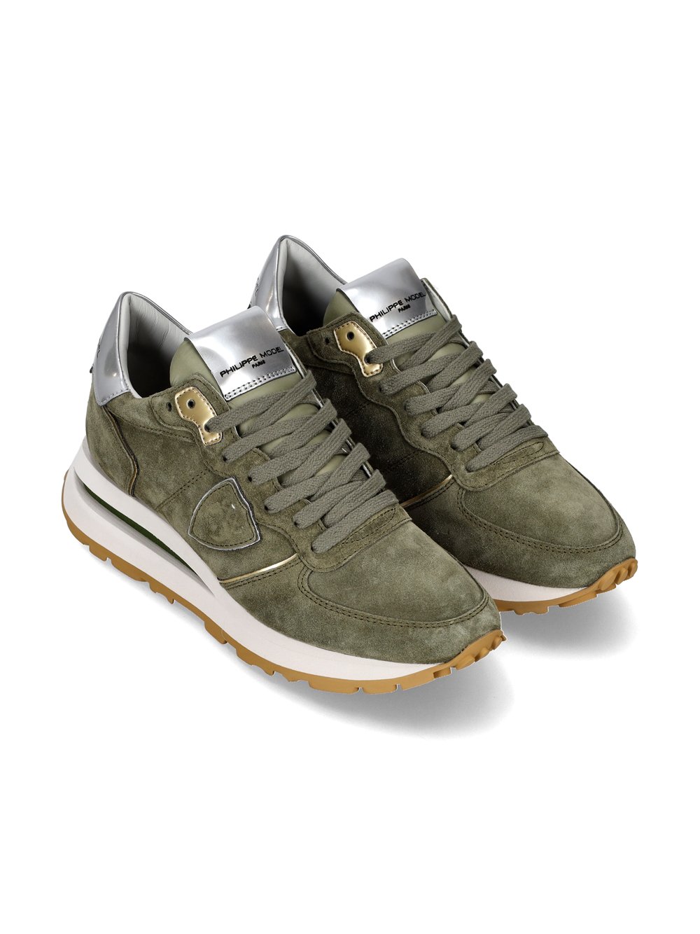 Tropez High Running Sneakers PHILIPPE MODEL Green