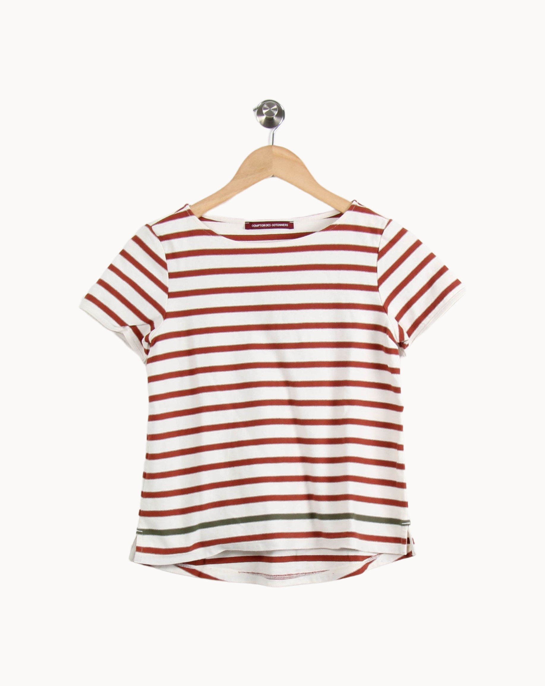 Tommy Badge T-shirt COMPTOIR DES COTONNIERS - Seconde main Multicolored