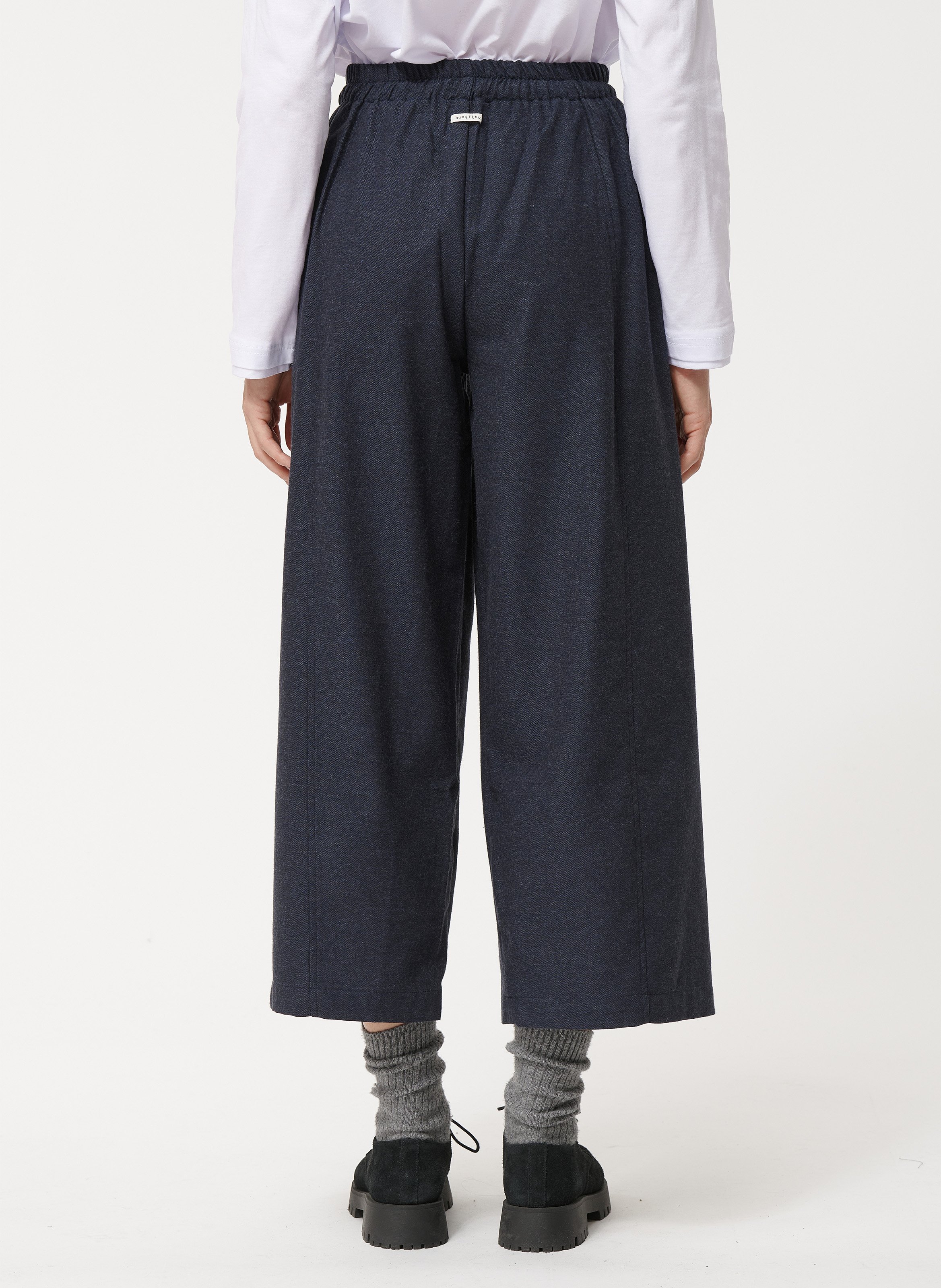 Pantalon large en coton recyclé HUMILITY Bleu