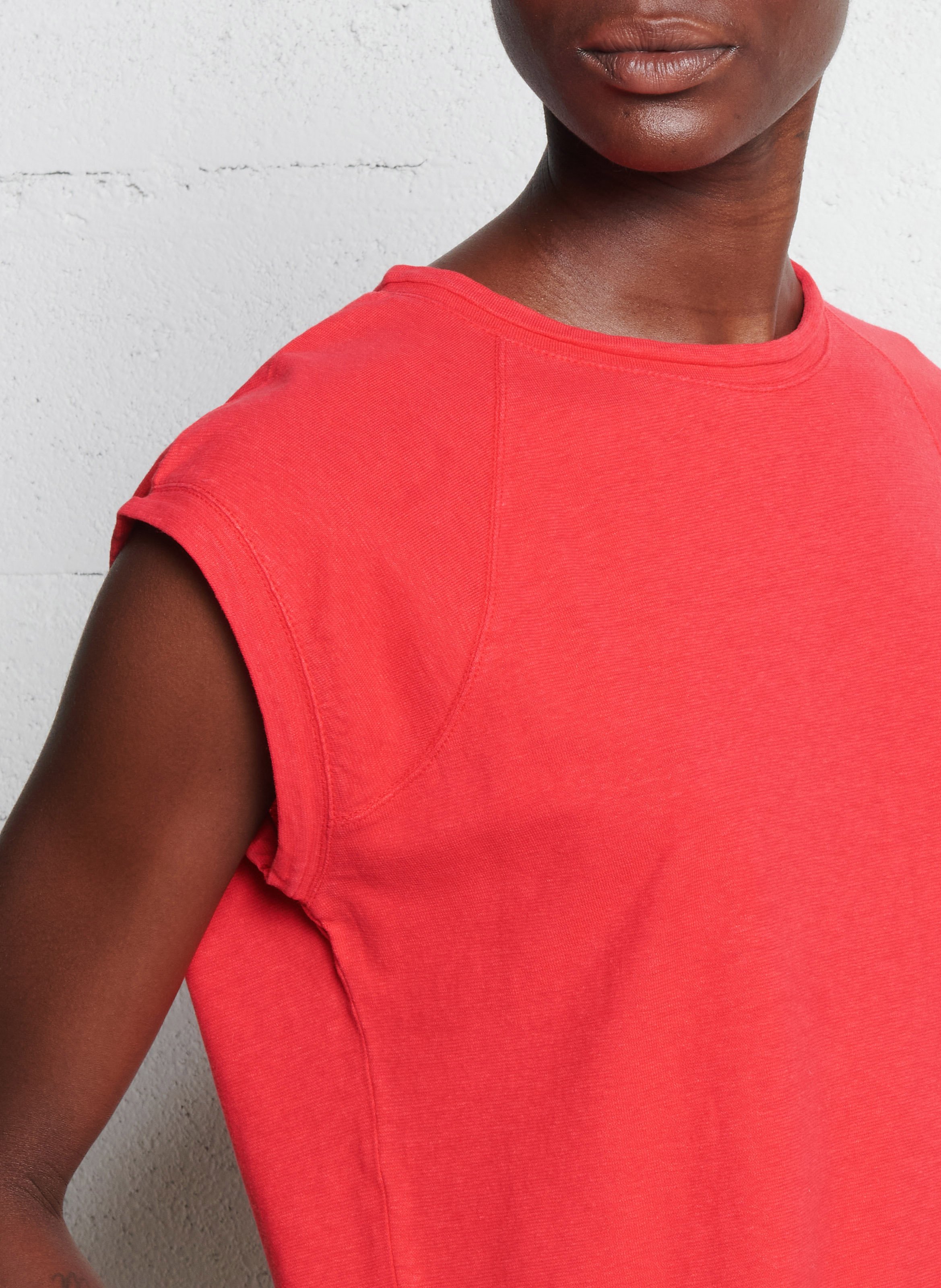 Tee-shirt oversize col rond  MAISON 123 Rouge