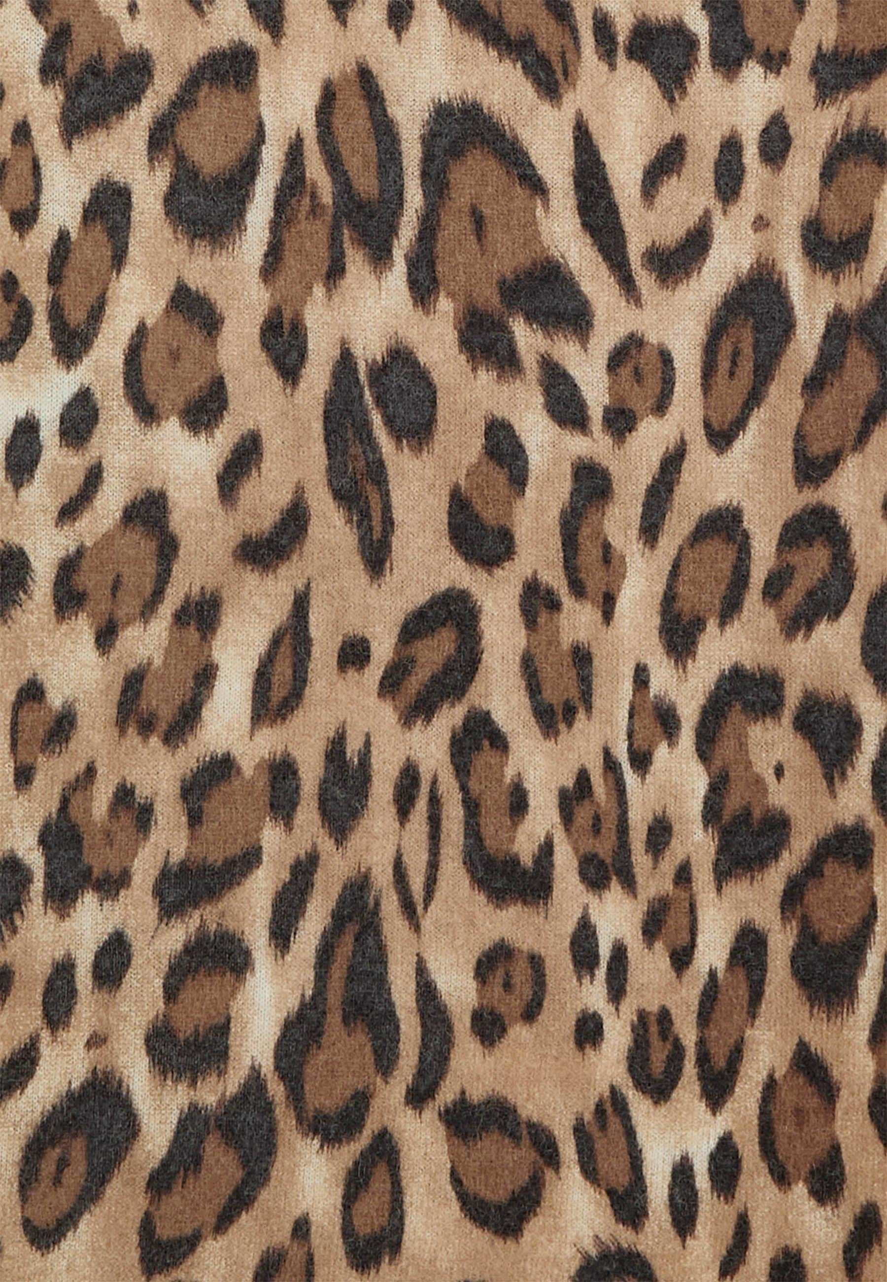 Leopard-print scarf RODIER Orange