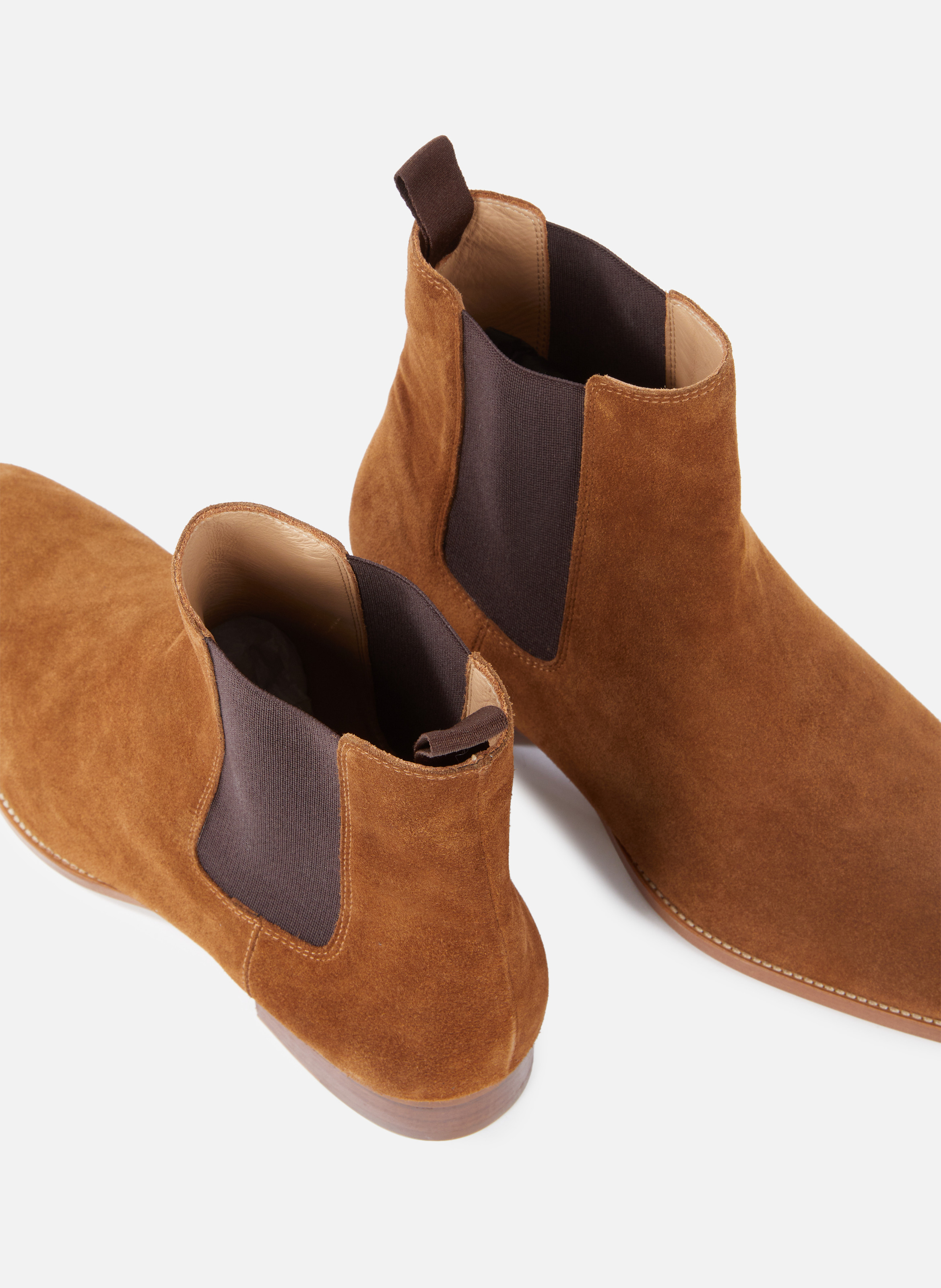 Leather Chelsea boots THE KOOPLES Brown