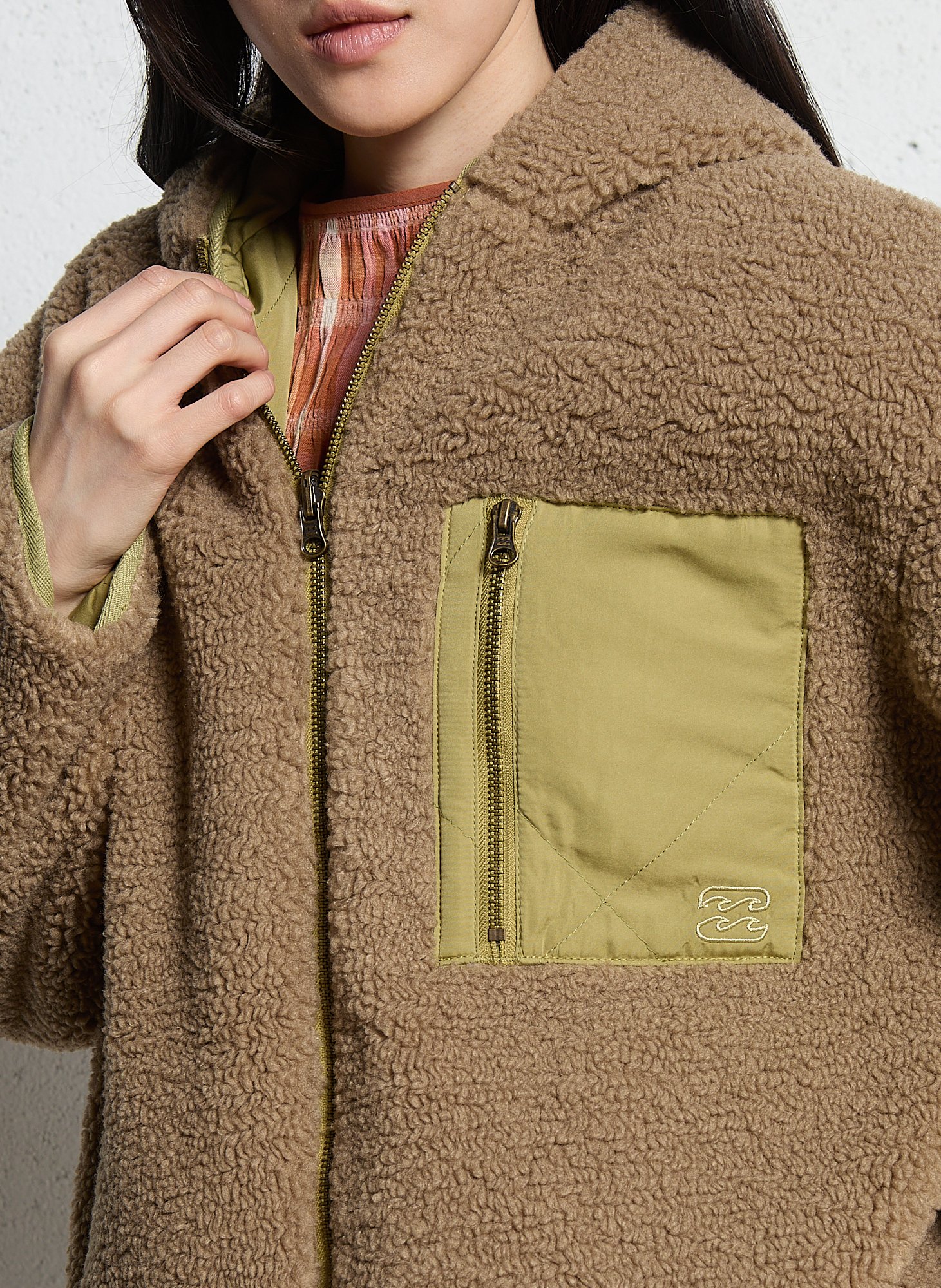 Veste matelassée à capuche BILLABONG Vert