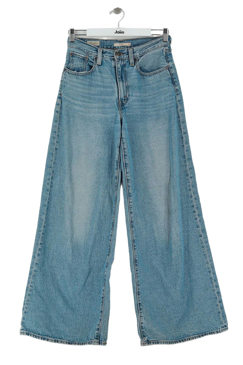 Straight cotton-blend pants LEVI'S - Seconde main Blue