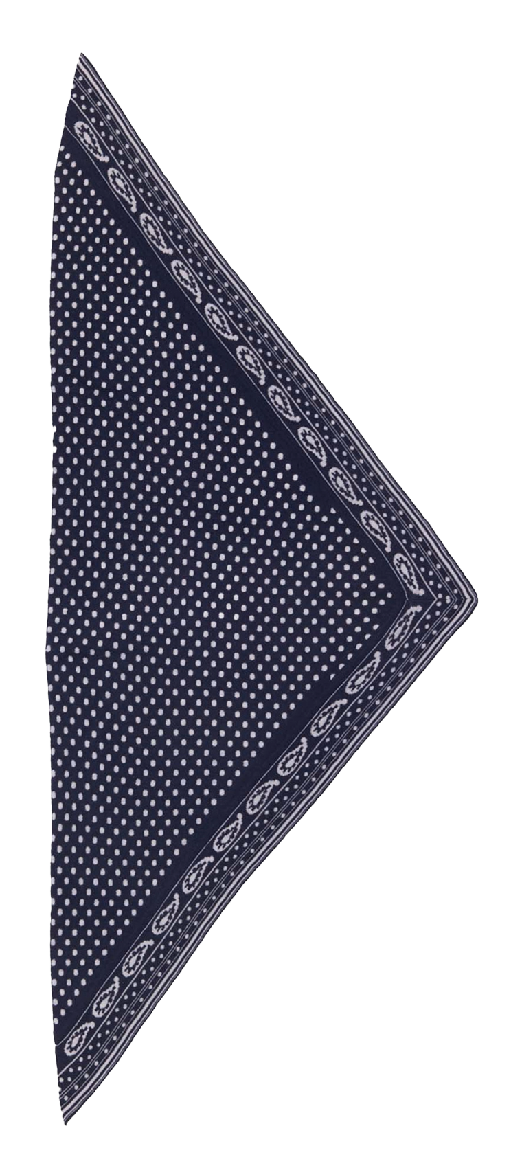 Écharpe triangle en laine et cachemire MAJE Bleu