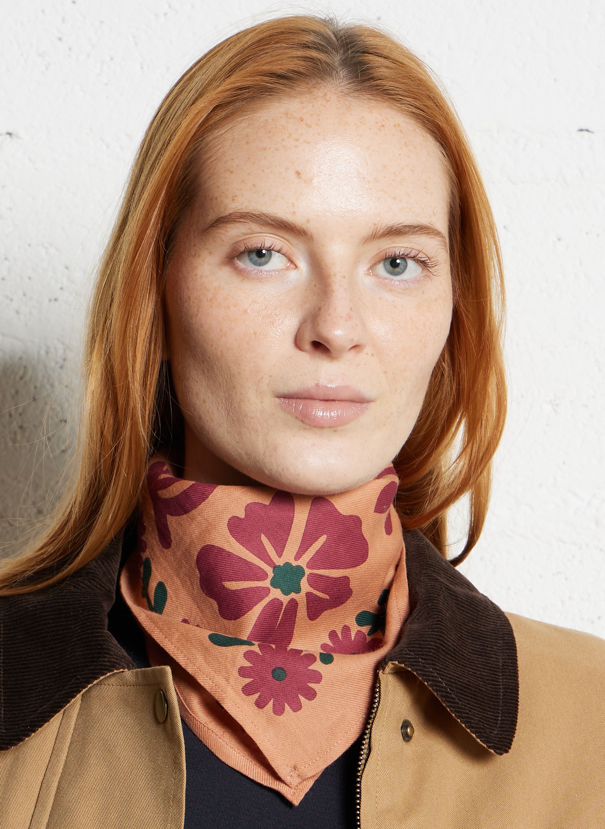 Foulard en coton APACHES COLLECTIONS Orange