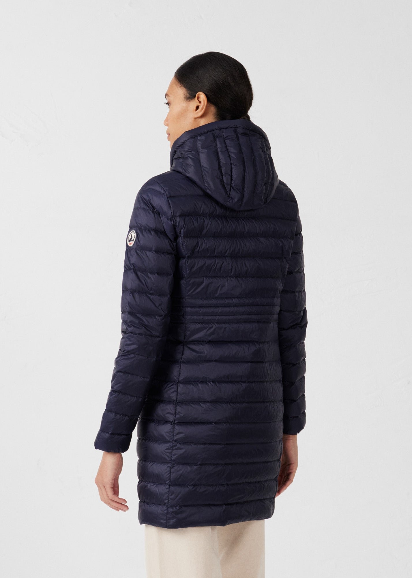 Long hooded puffer coat vero 2.0 JOTT Blue