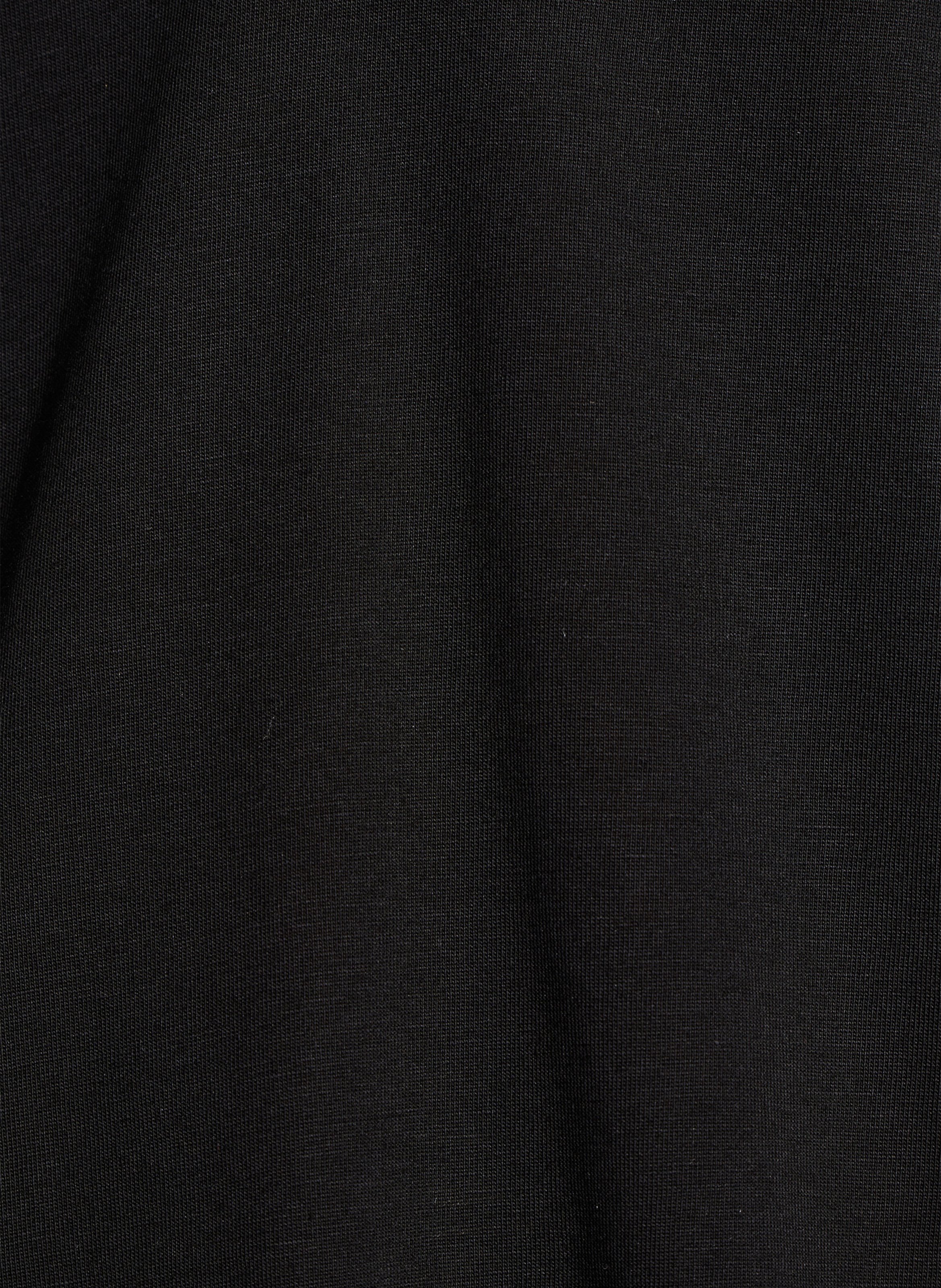 Oversized V-neck T-shirt LA FEE MARABOUTEE Black