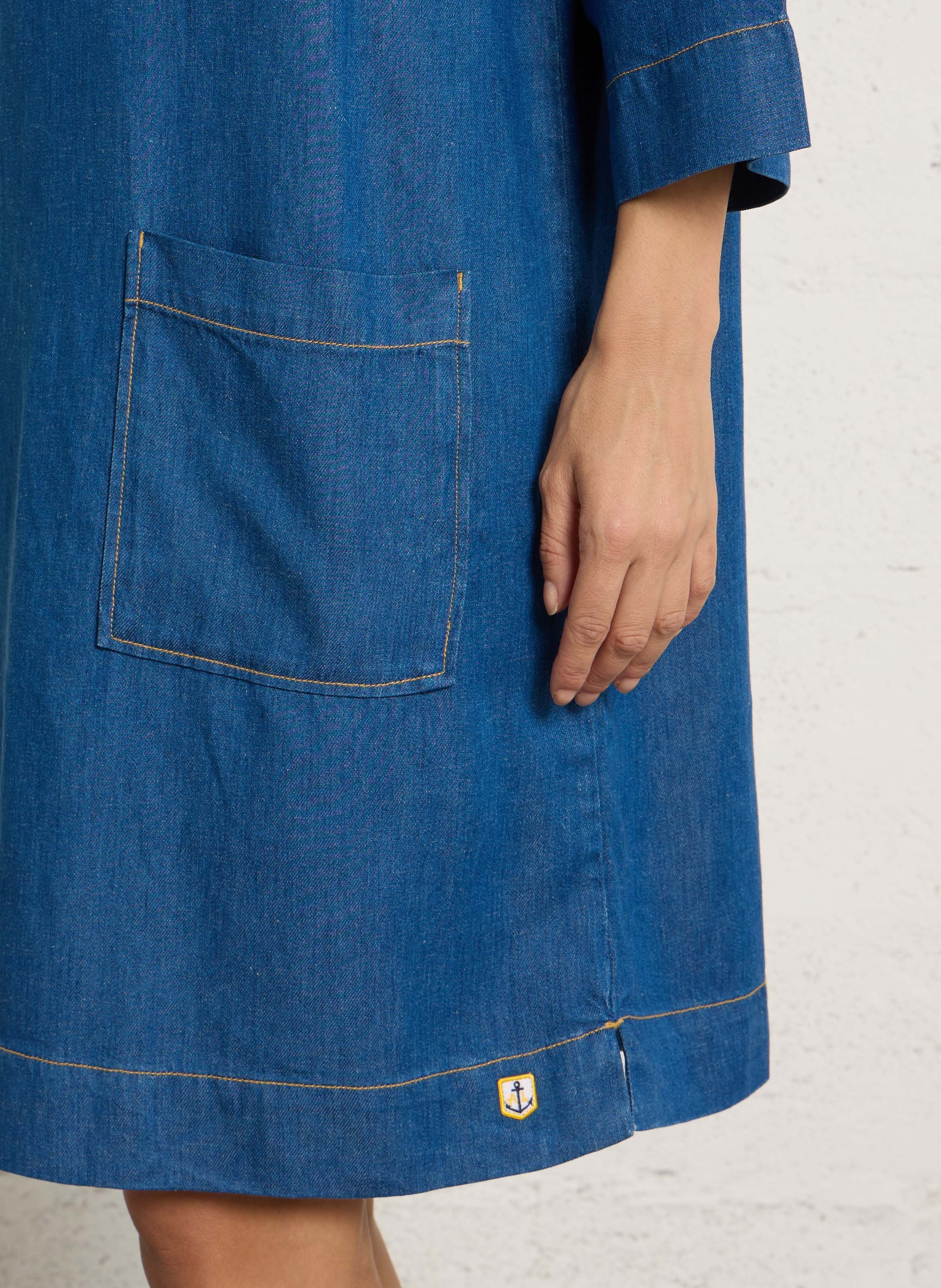 Robe courte col classique ARMOR LUX Blue