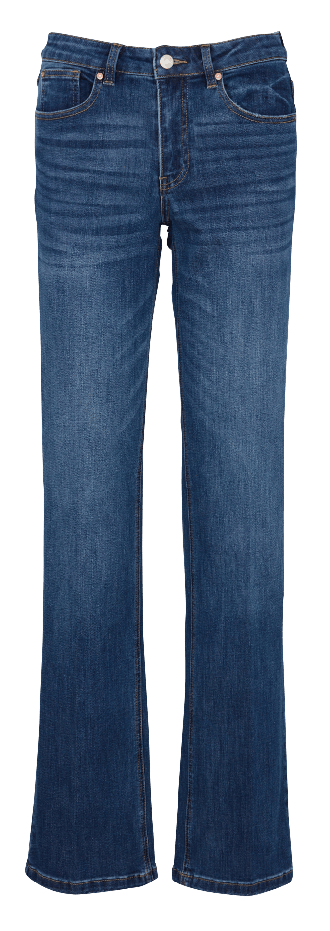 Gerade geschnittene Jeans aus Baumwoll-Mix MKT Blau