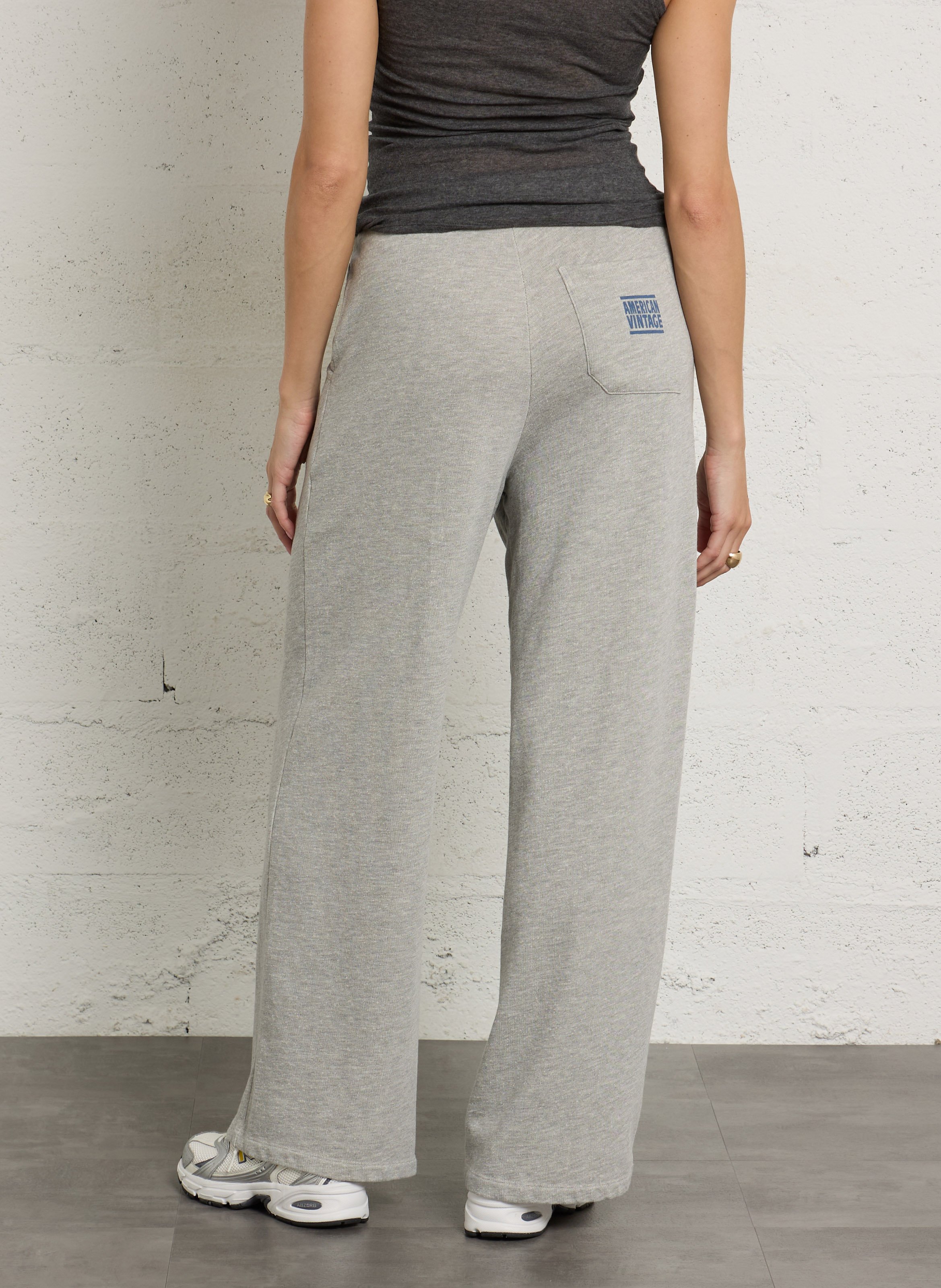 Weite Jogginghose in Uni AMERICAN VINTAGE Grau