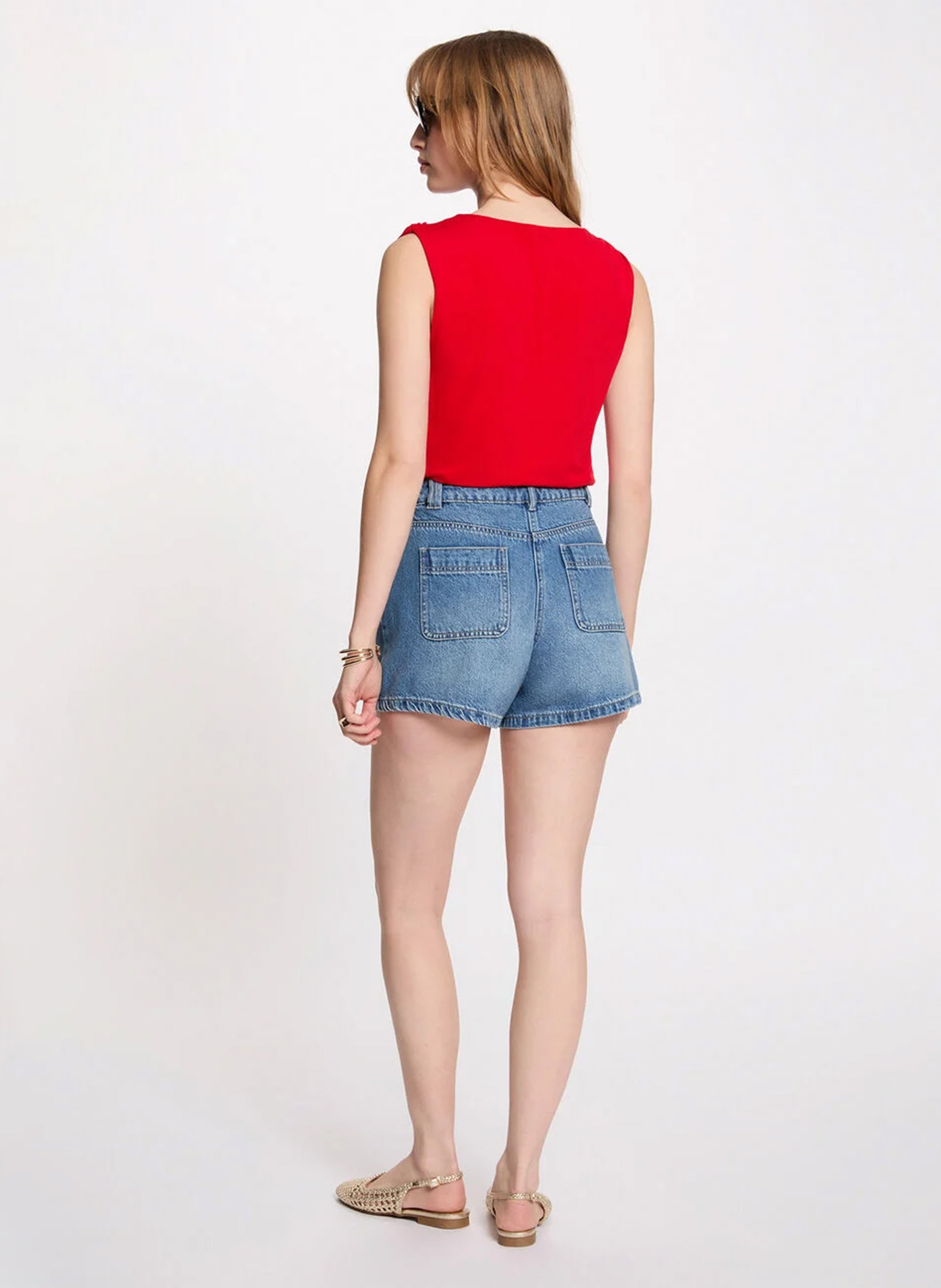 Long-sleeved top MORGAN Red