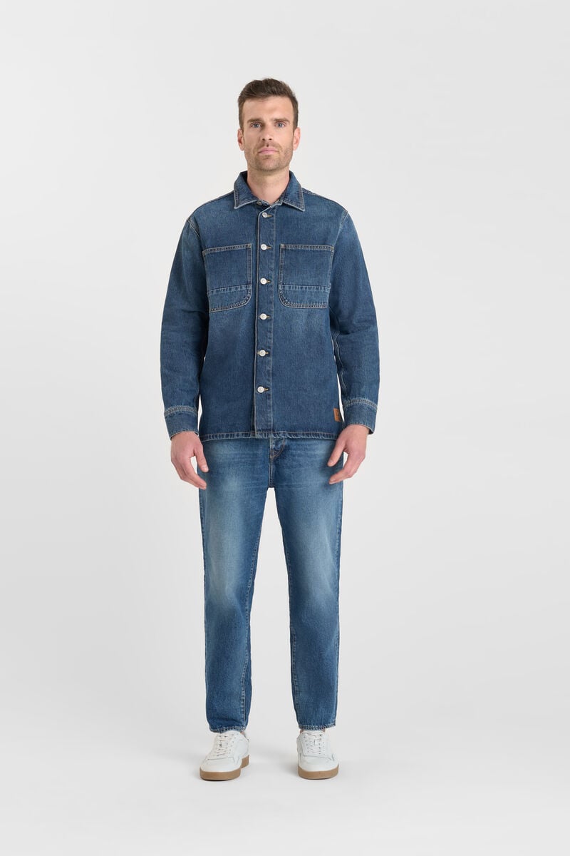 Denim shirt LE TEMPS DES CERISES Blue