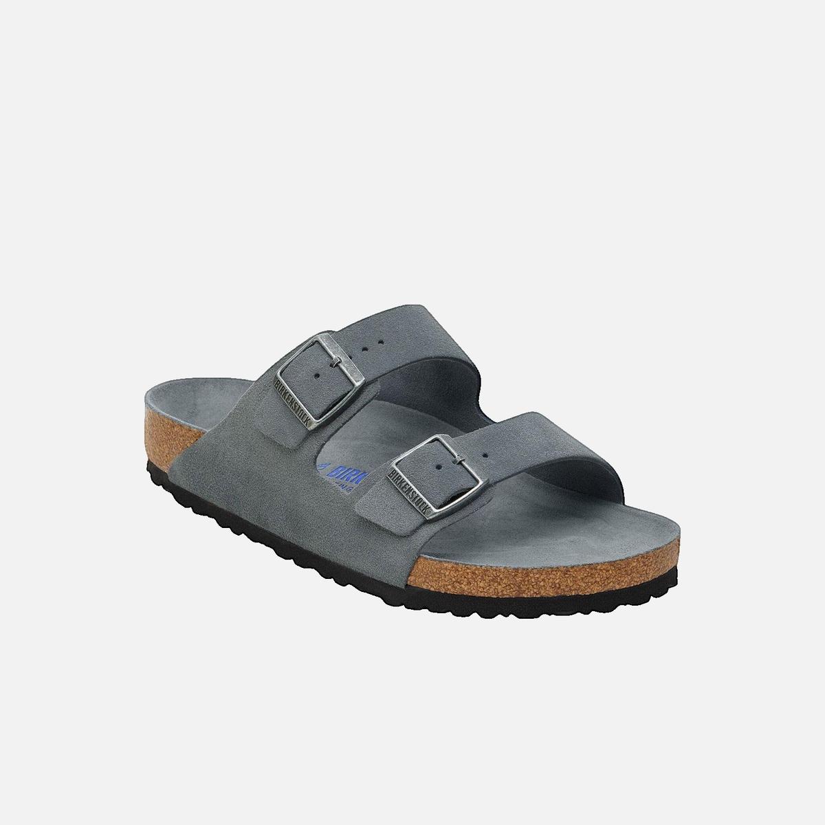 Arizona flat sandals BIRKENSTOCK Grey