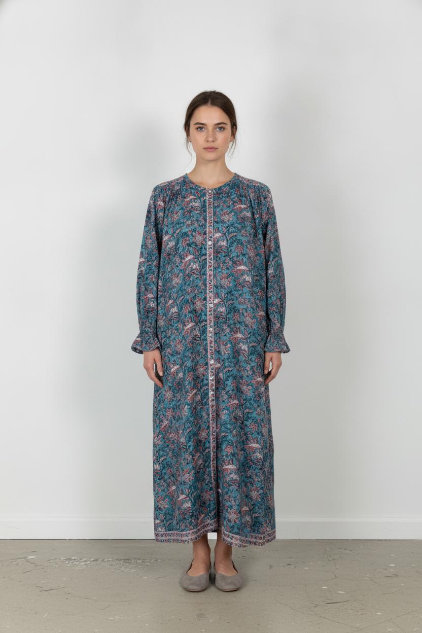 Robe longue LOUISE MISHA - Seconde Main Bleu