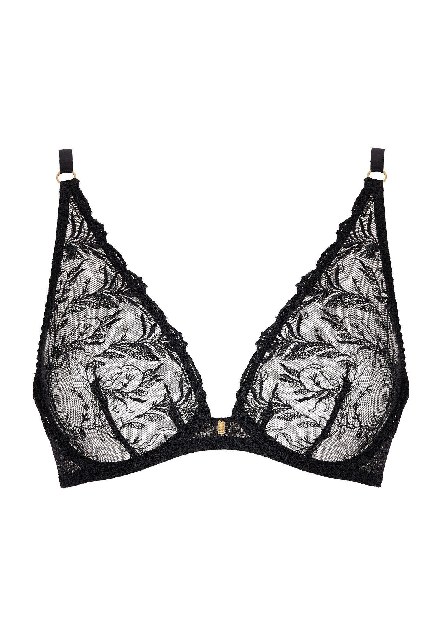 Underwired triangle bra AUBADE Black