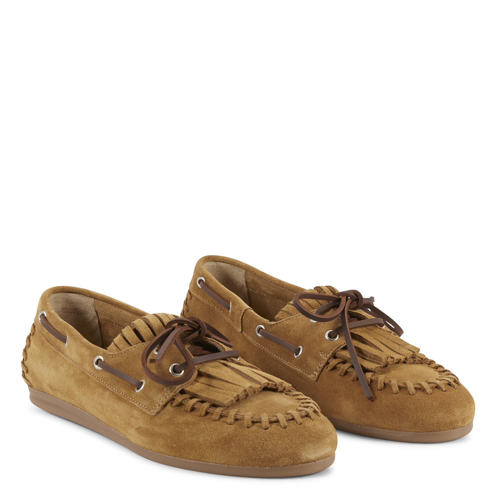 Leren bootschoenen PAVEMENT Bruin